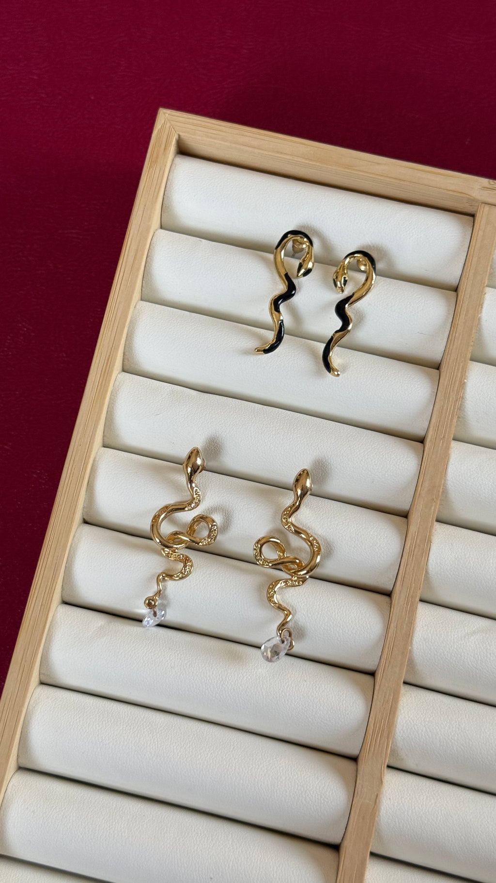 Serpent earrings