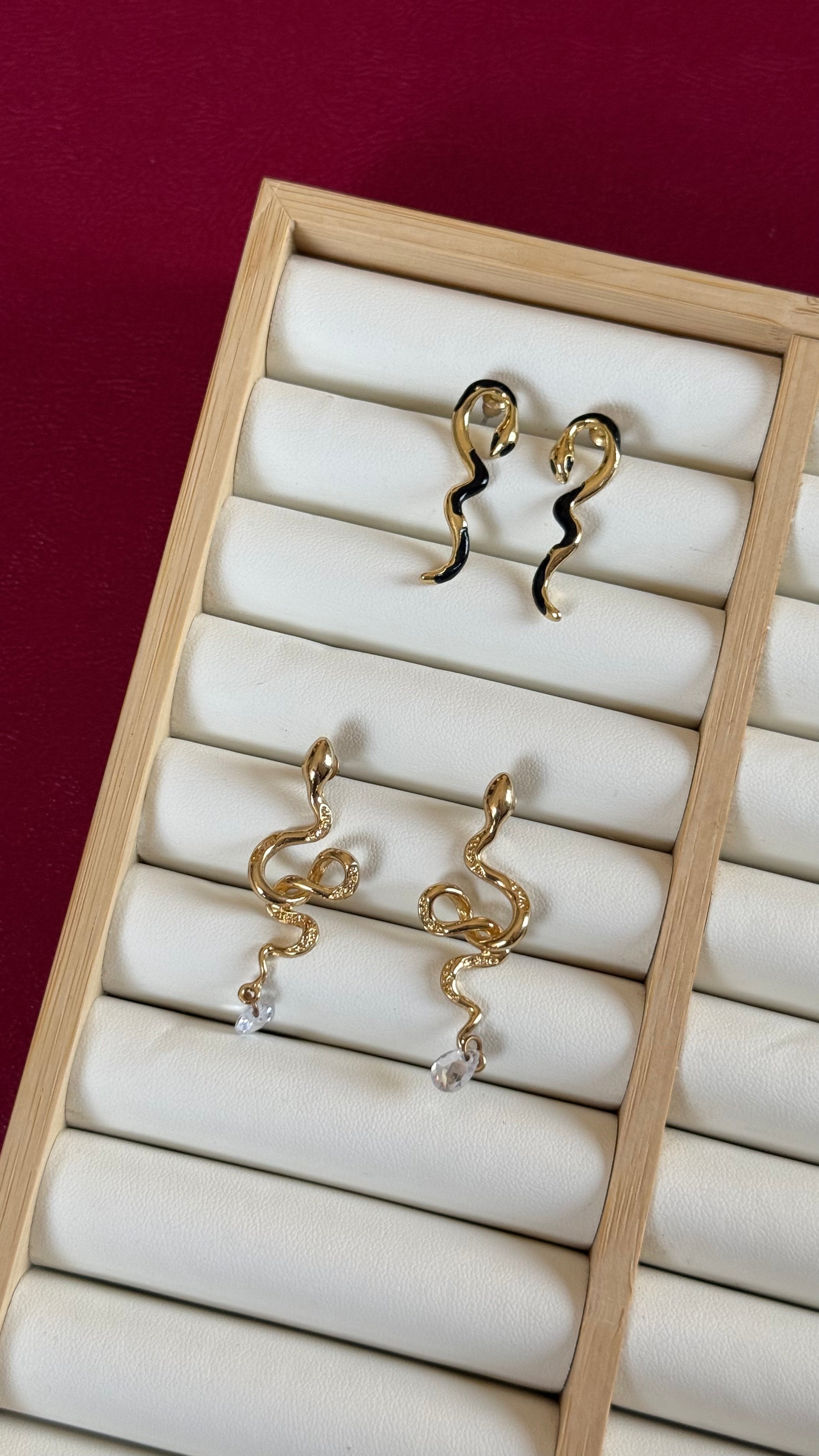 Serpent earrings