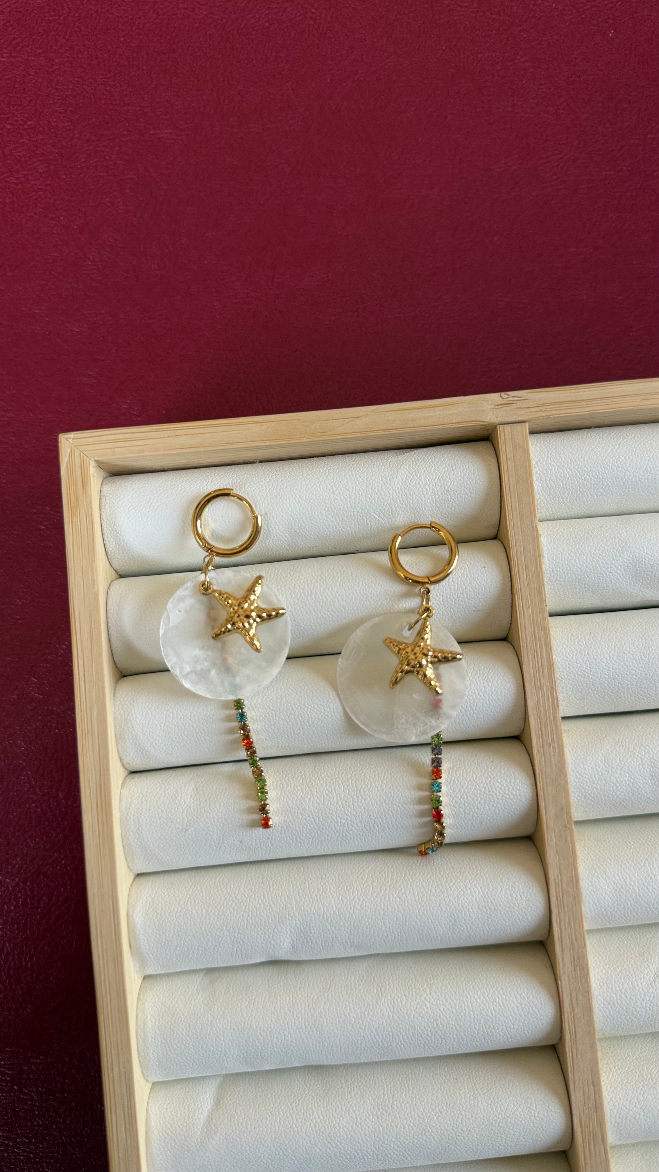 Starfish earrings