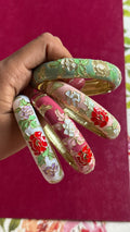 Floral bangles