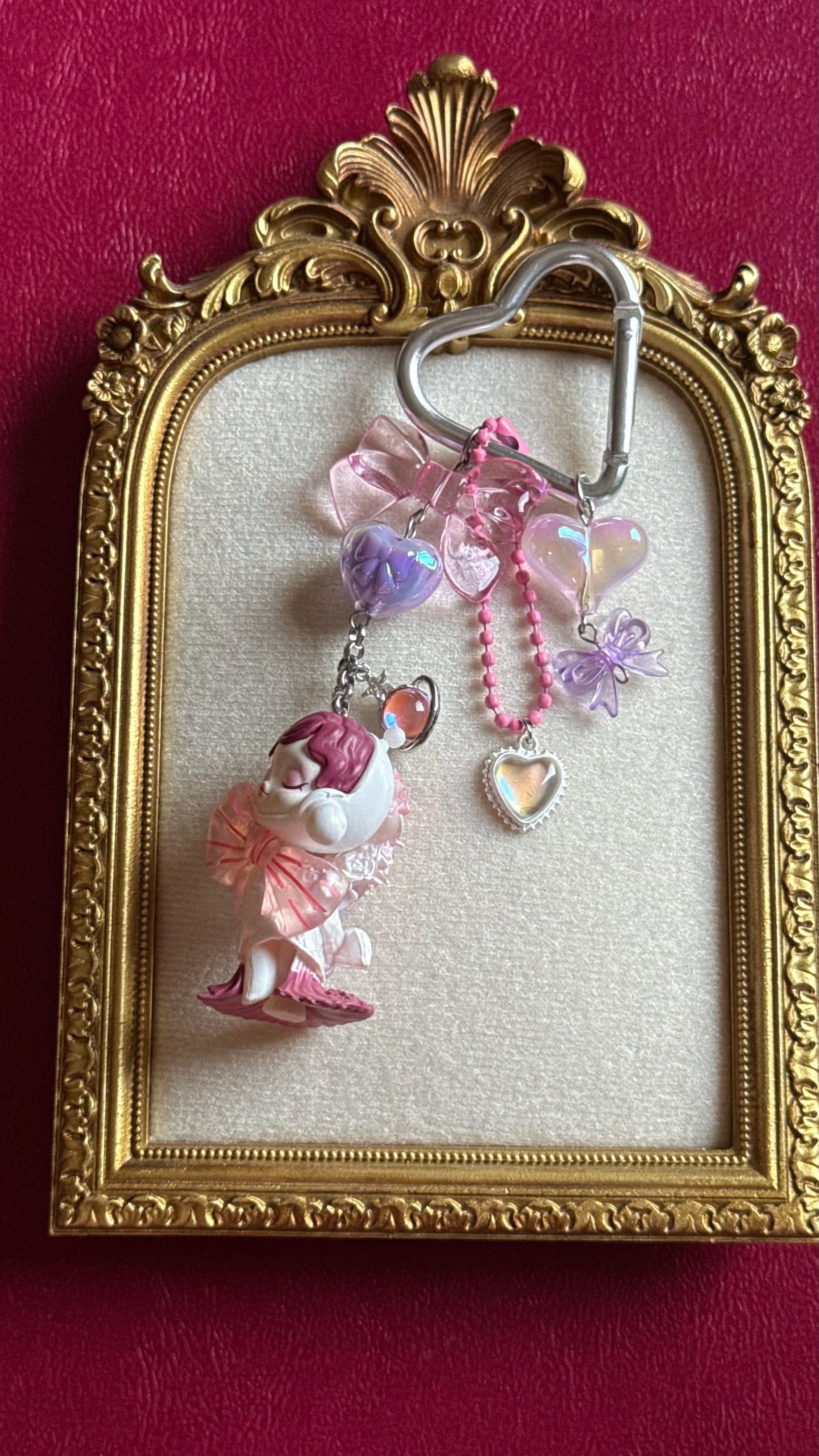 Skull doll keychain-2