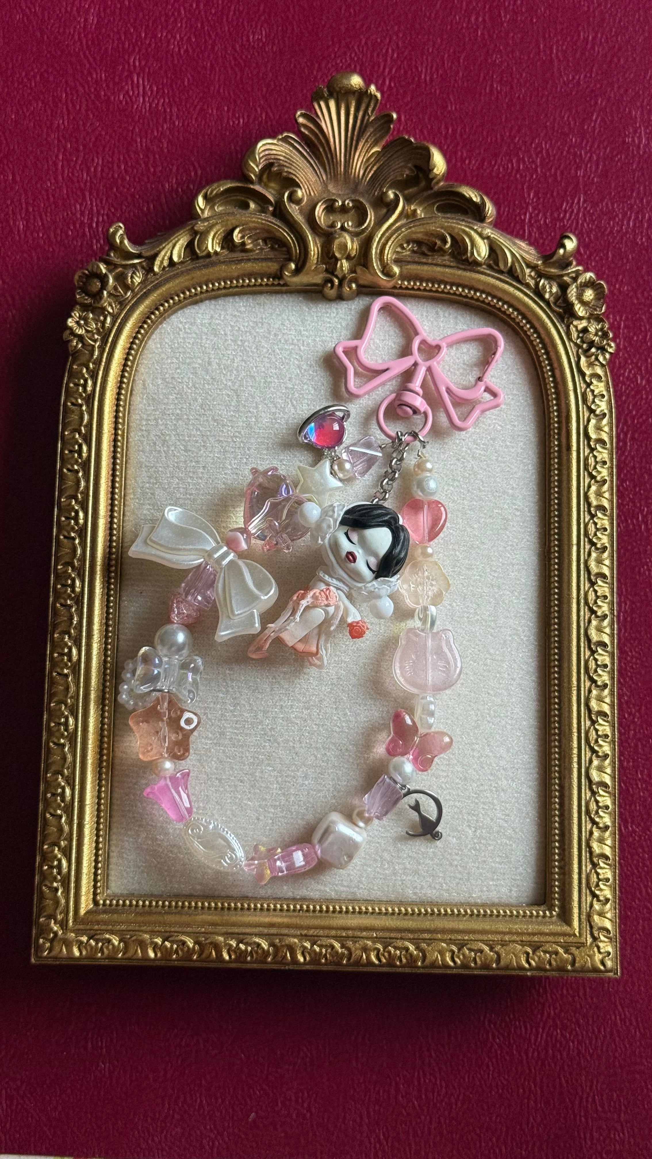 Skull doll keychain-1