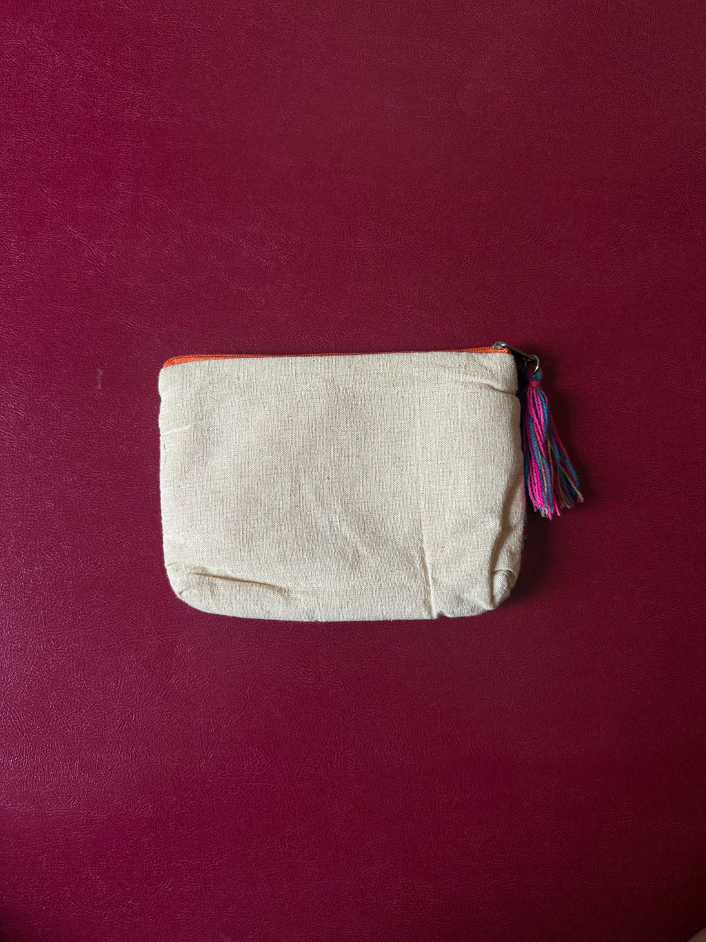 Multicolor boho pouch
