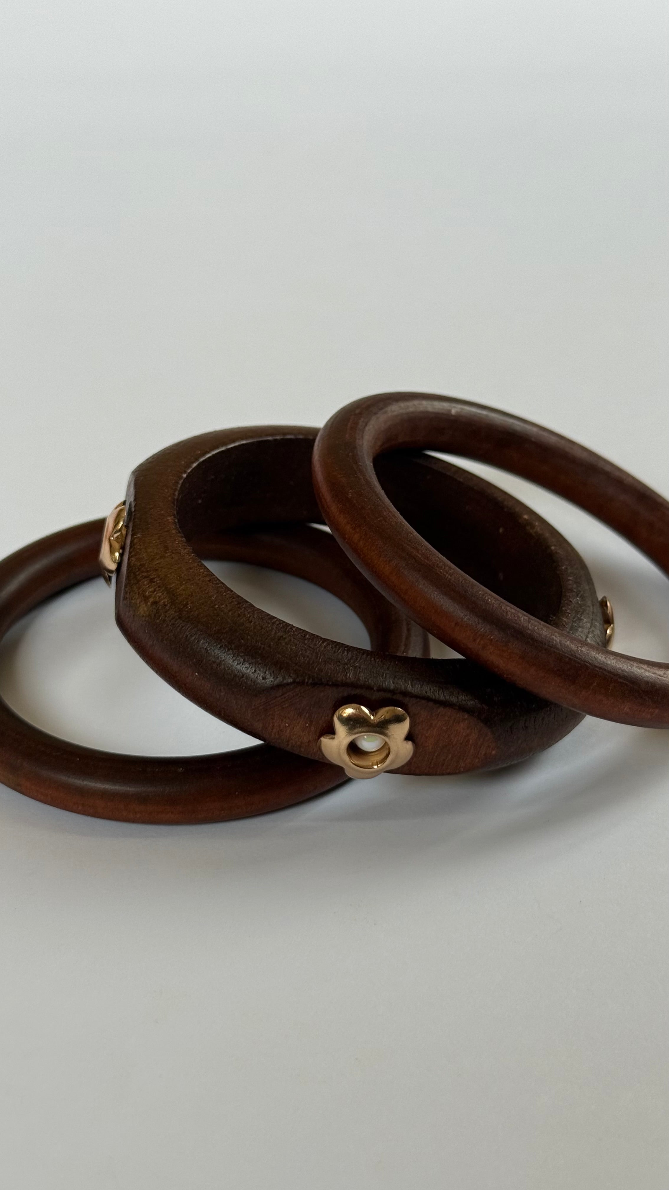 Set of 3 wooden Bangle