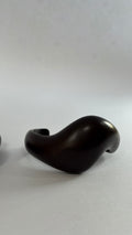 Dark brown matte resin Bangle