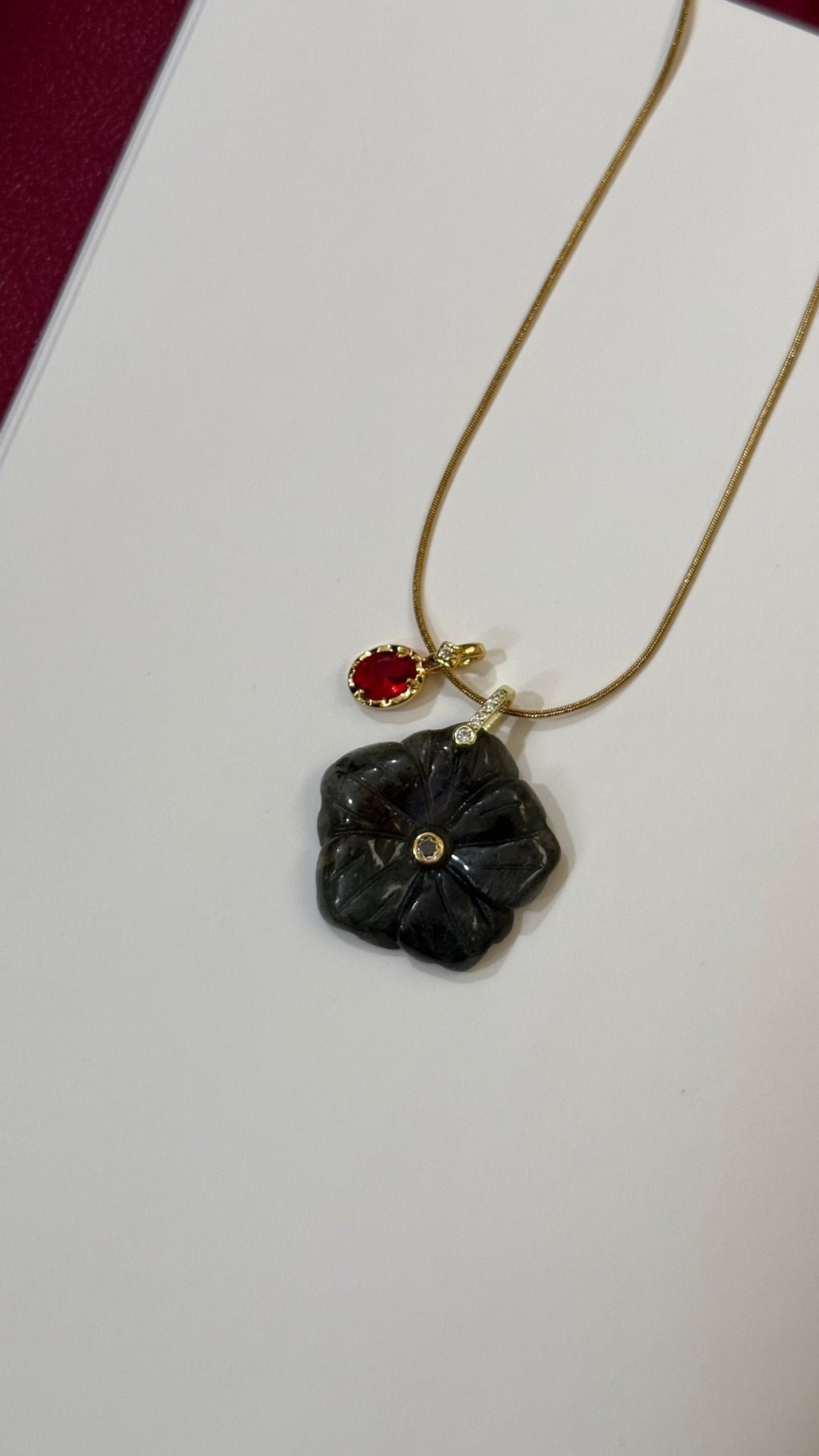 Crystal flower chain