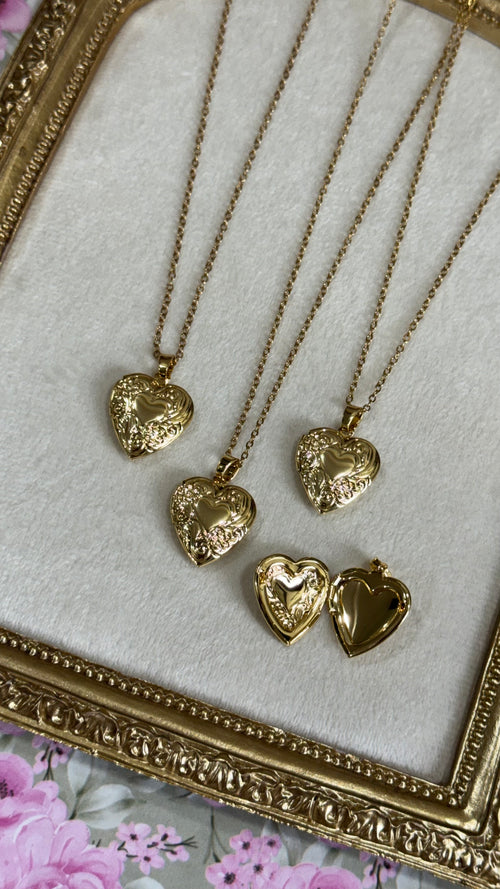 Classic gold locket