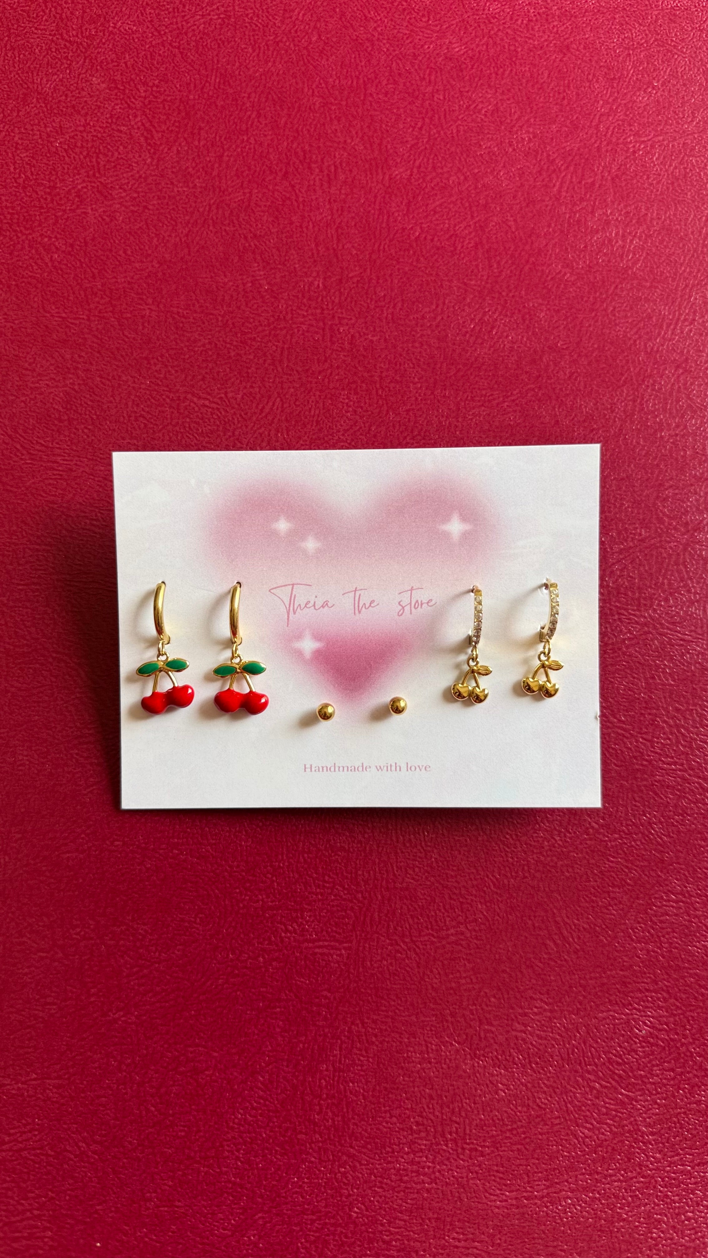 Cherry piercing set