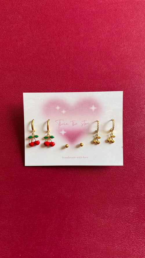 Cherry piercing set
