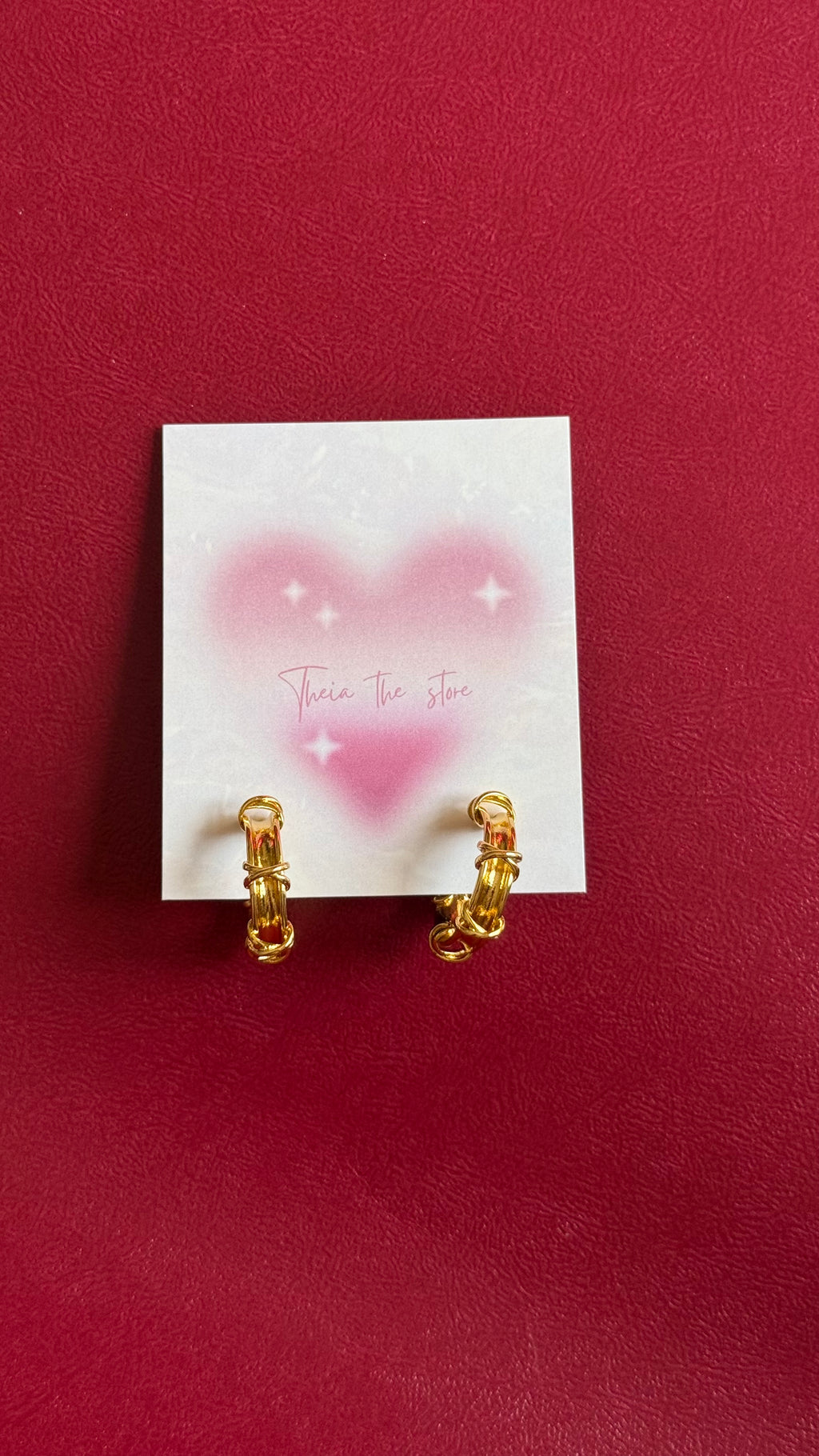 Crisscross earrings