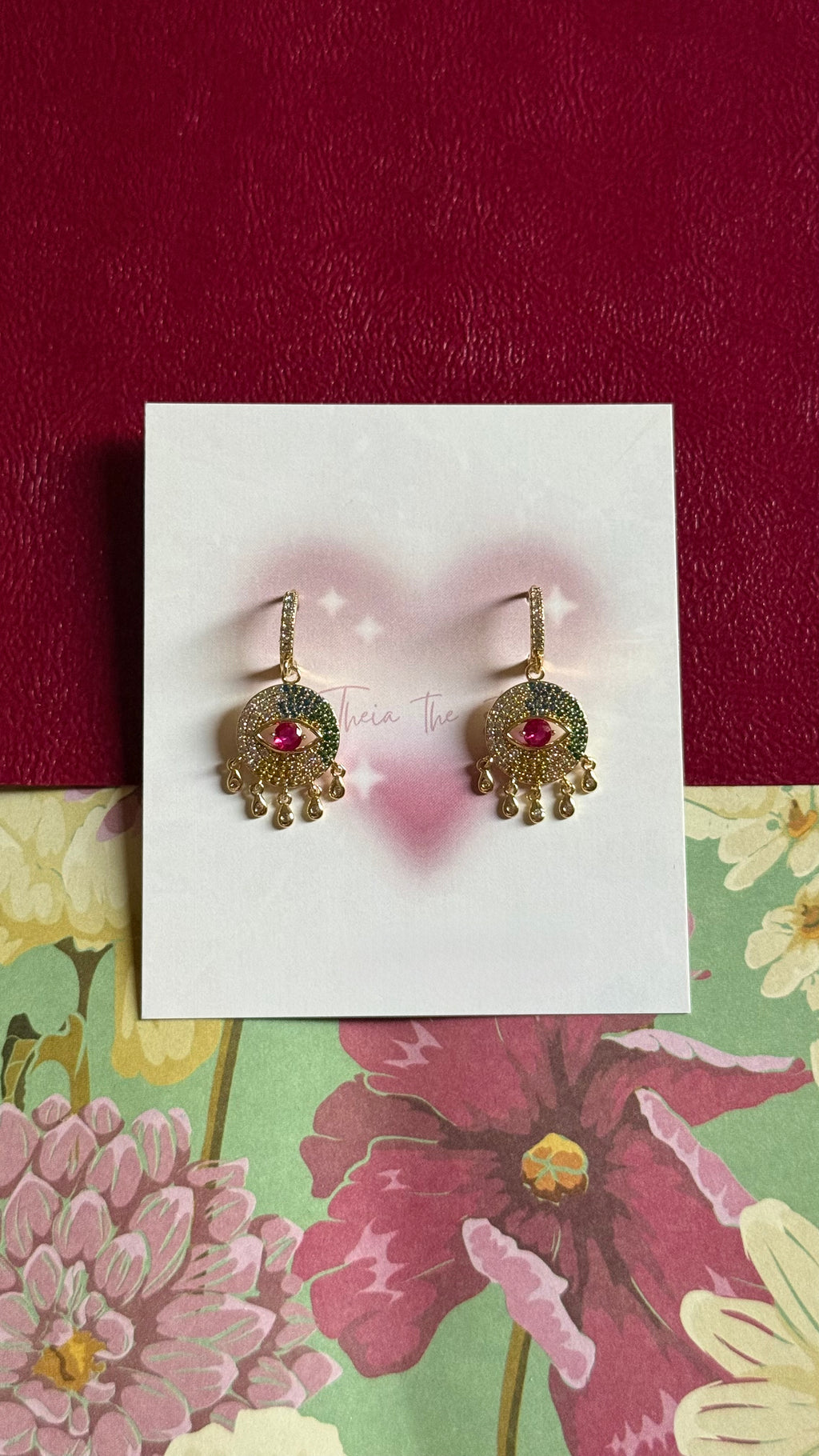Evil eye danglers