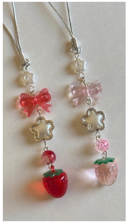 Strawberry phonecharm