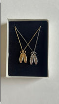 ballet shoe necklace
