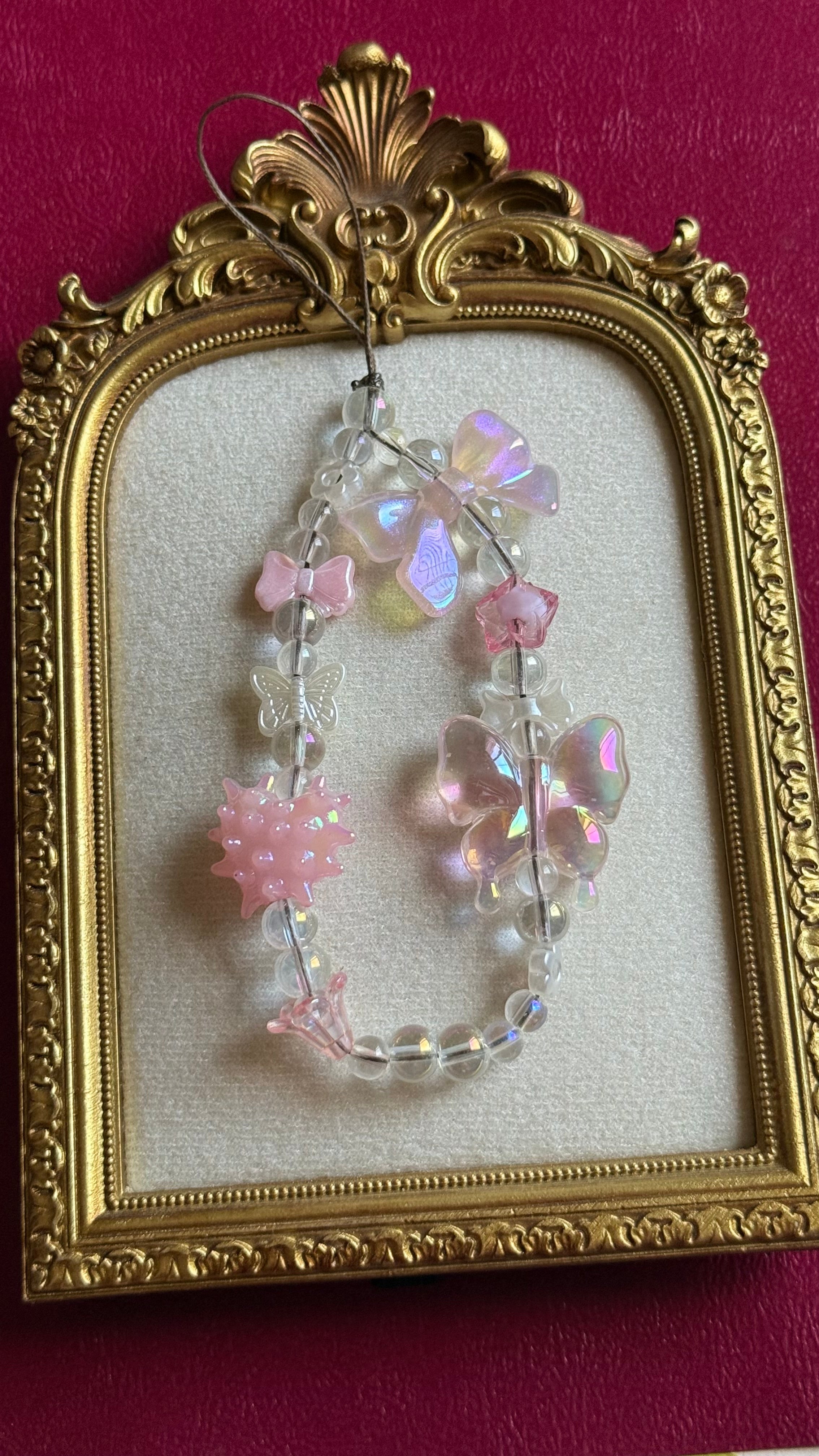 Pink phonecharm
