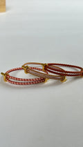 Fannah bracelet (pink & red)