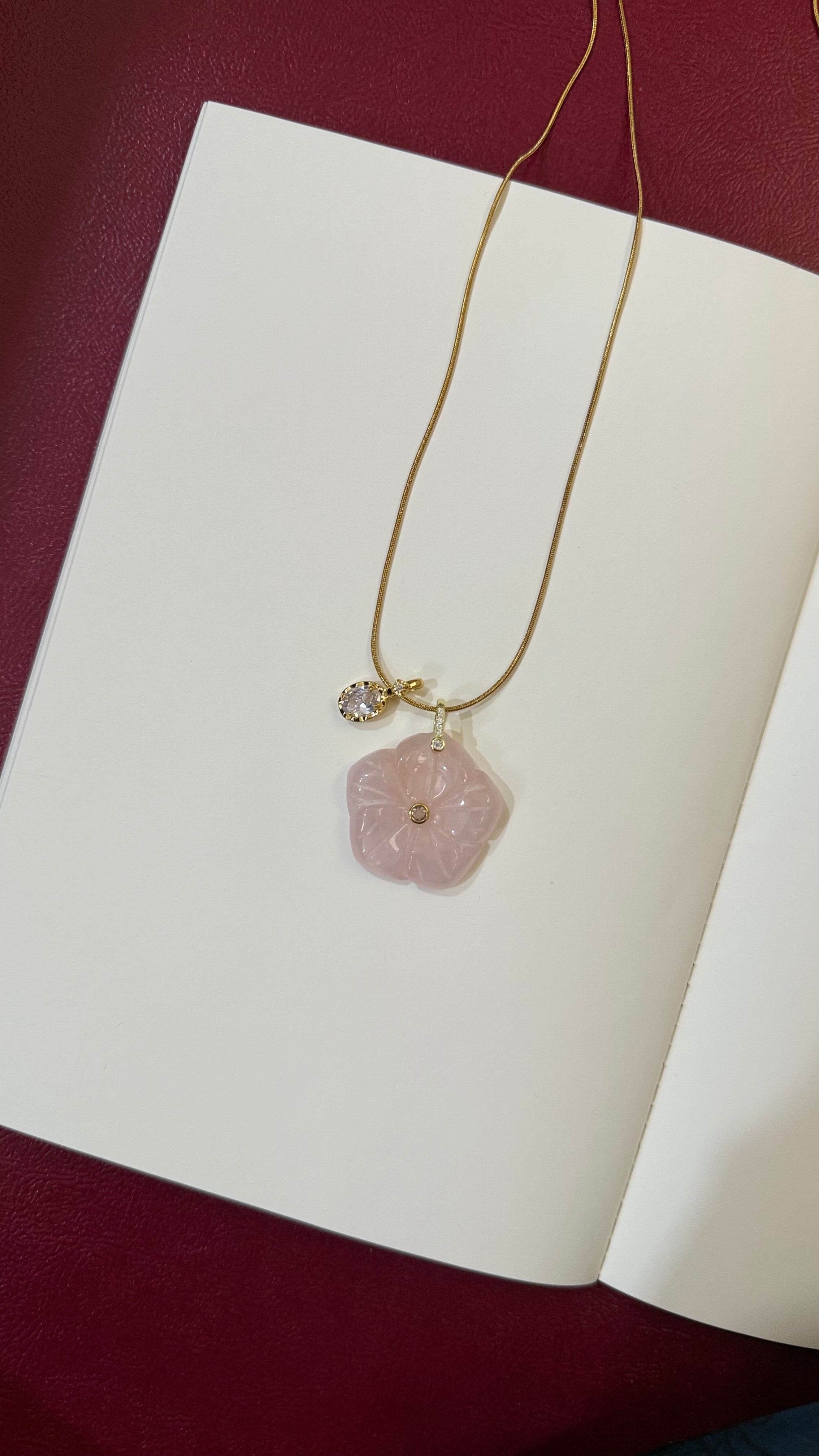 Crystal flower chain