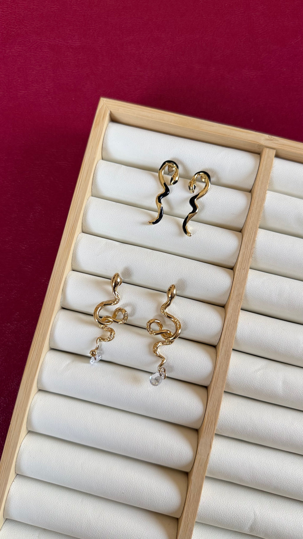 Serpent earrings