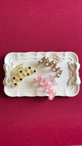 Polka dot claw clip