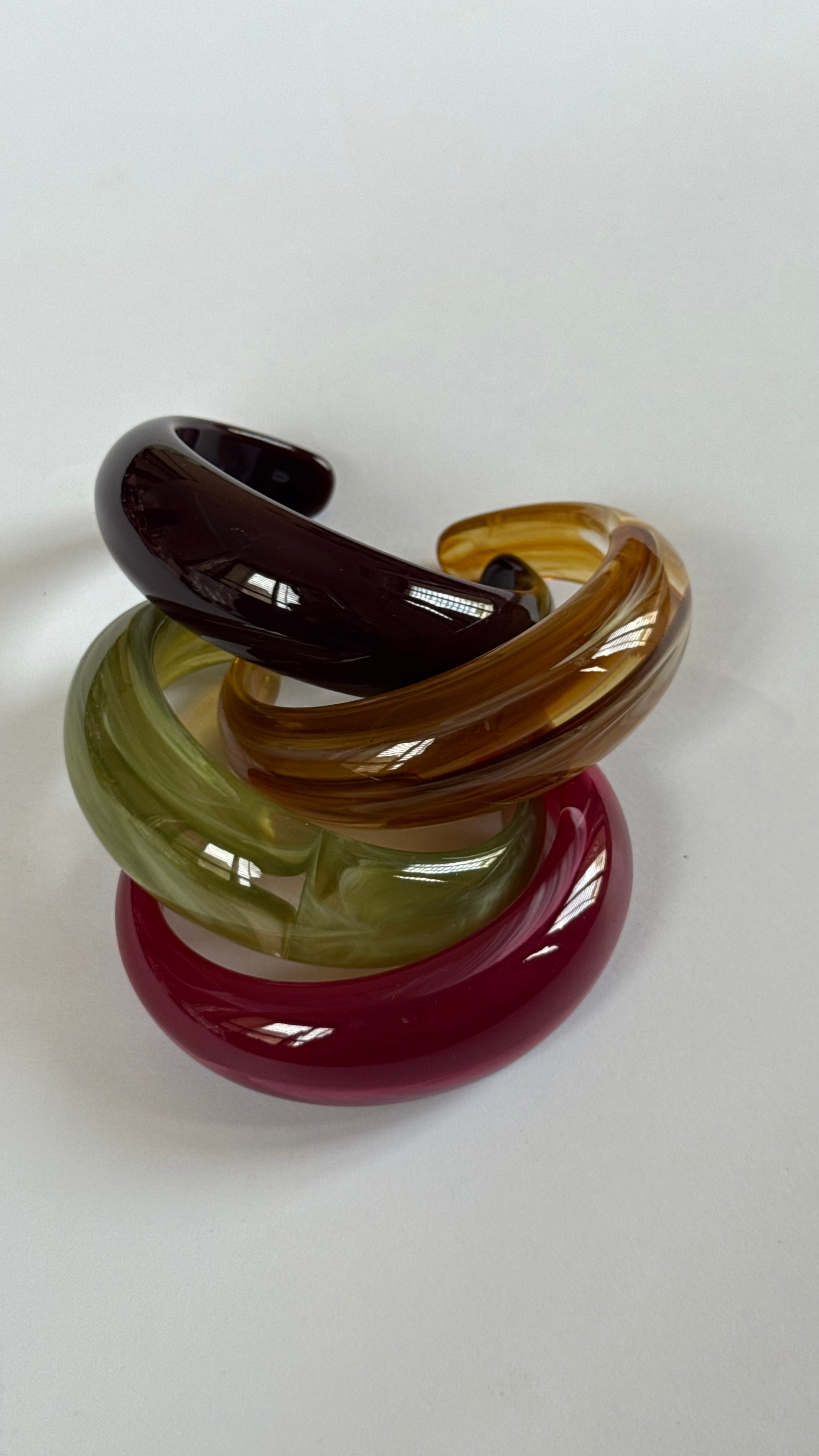 Colorful resin Bangle