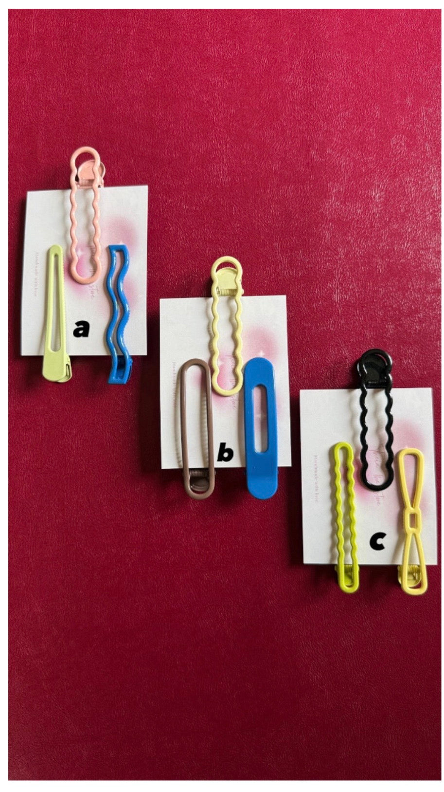 Colorful clips