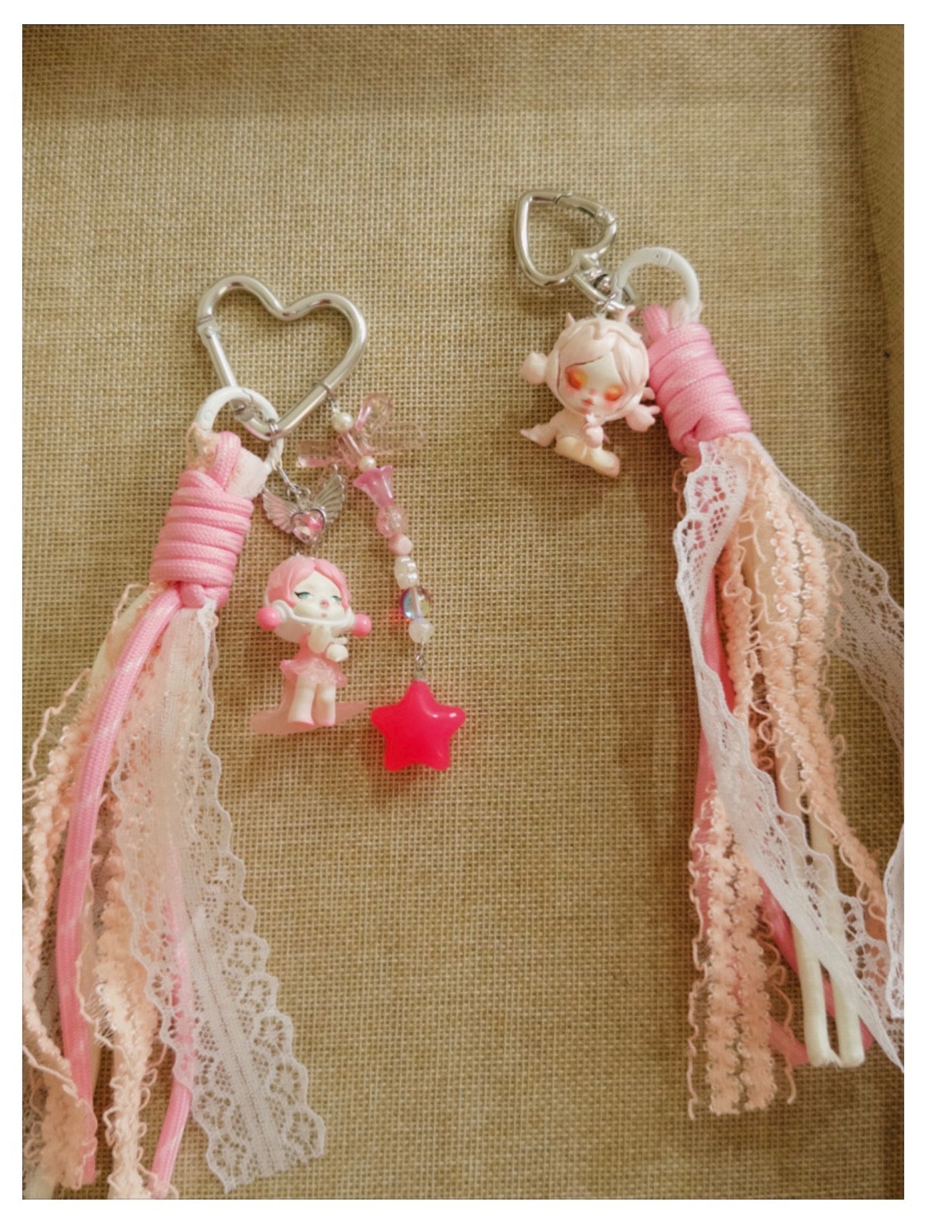 Skull doll keychain-4