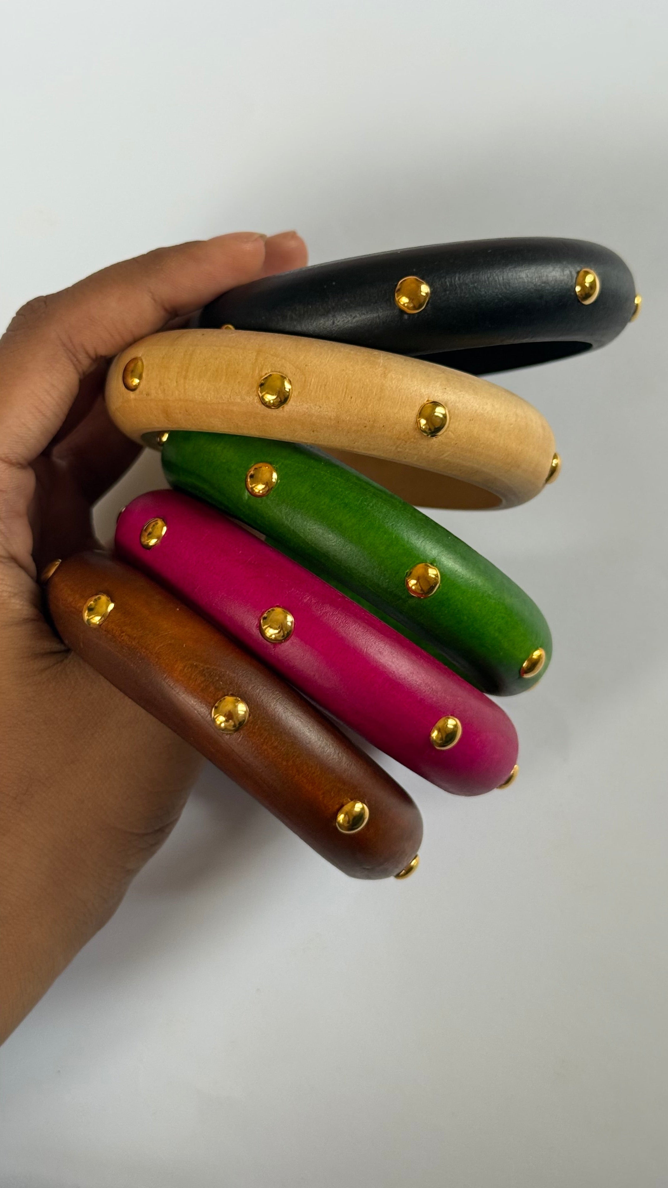 Colorful Wooden Bangle
