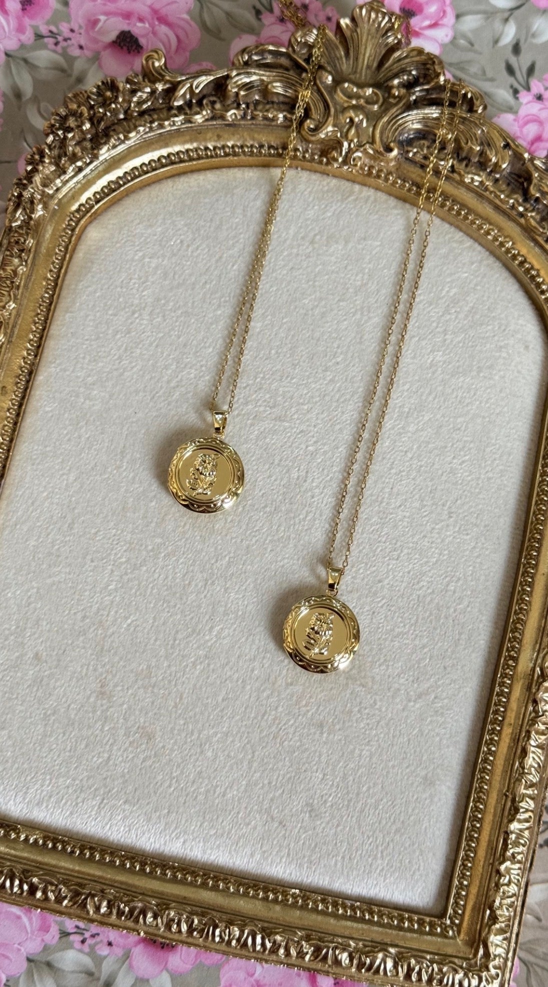 rose memory locket