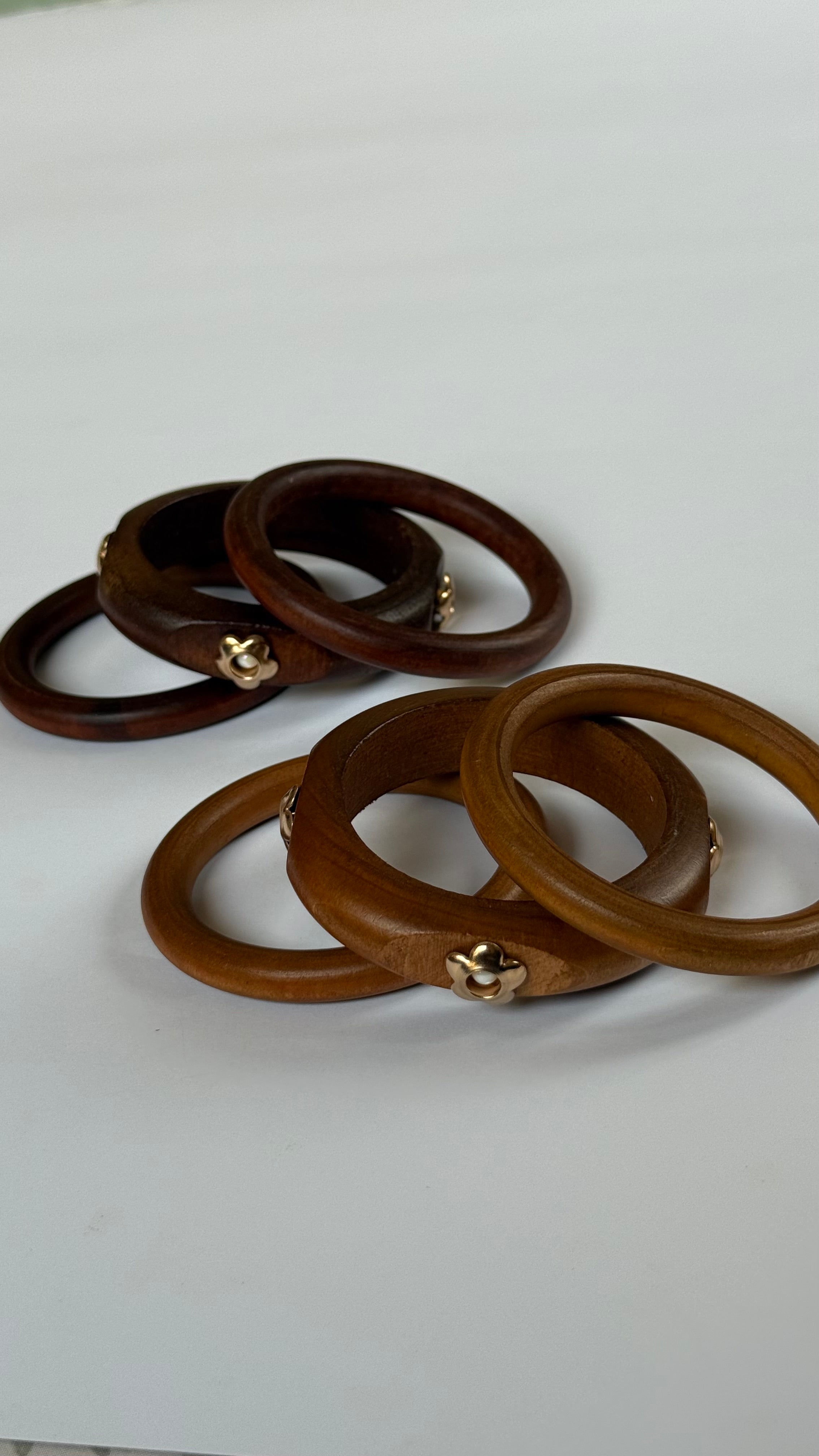 Set of 3 wooden Bangle
