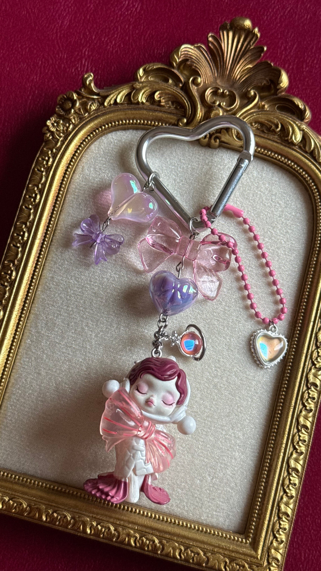 Skull doll keychain-2