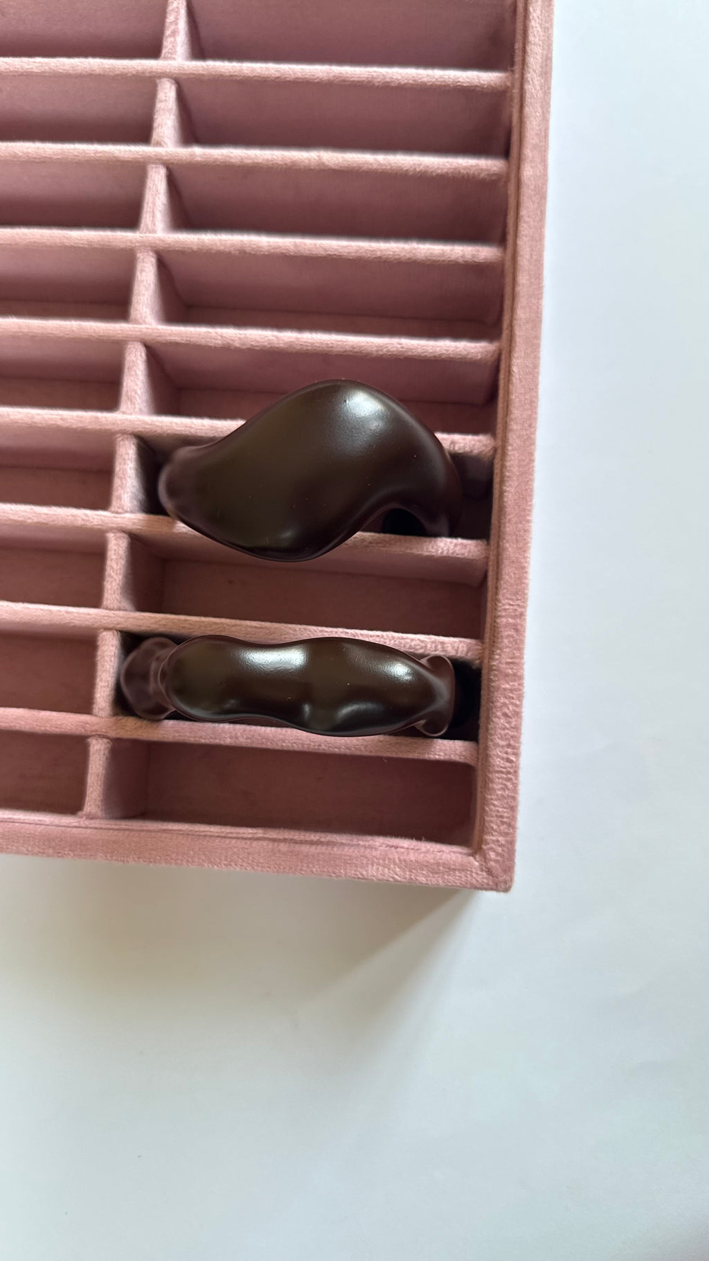 Dark brown matte resin Bangle