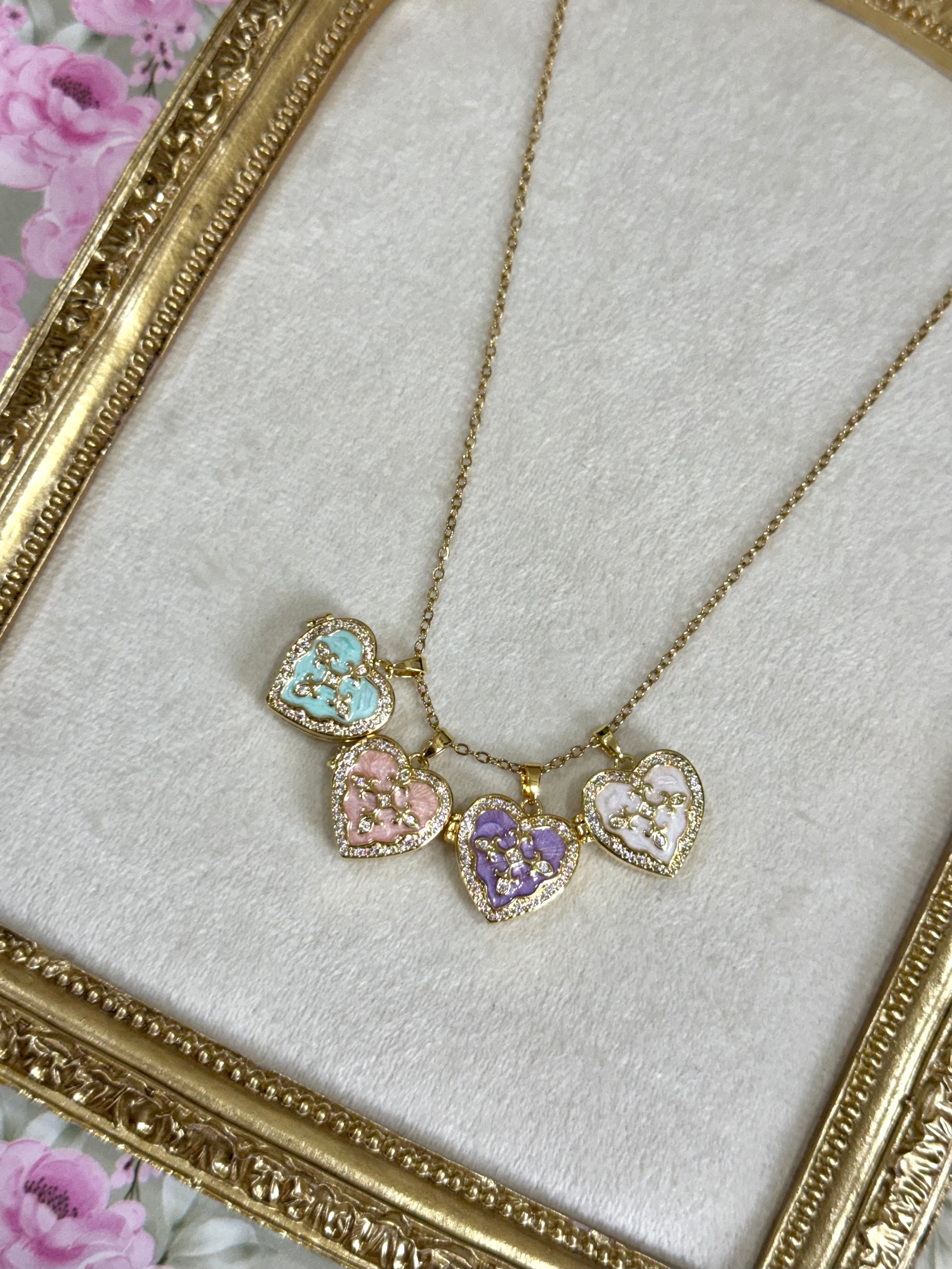 Memory heart locket