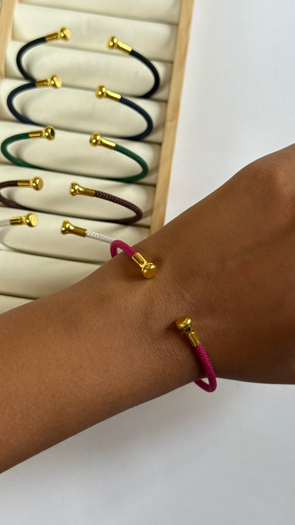 Fannah bracelet with gold accent