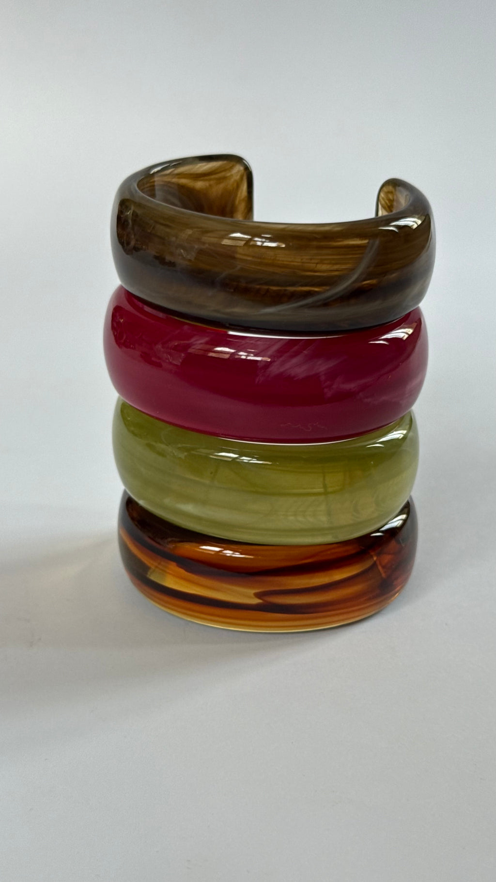 Colorful resin Bangle