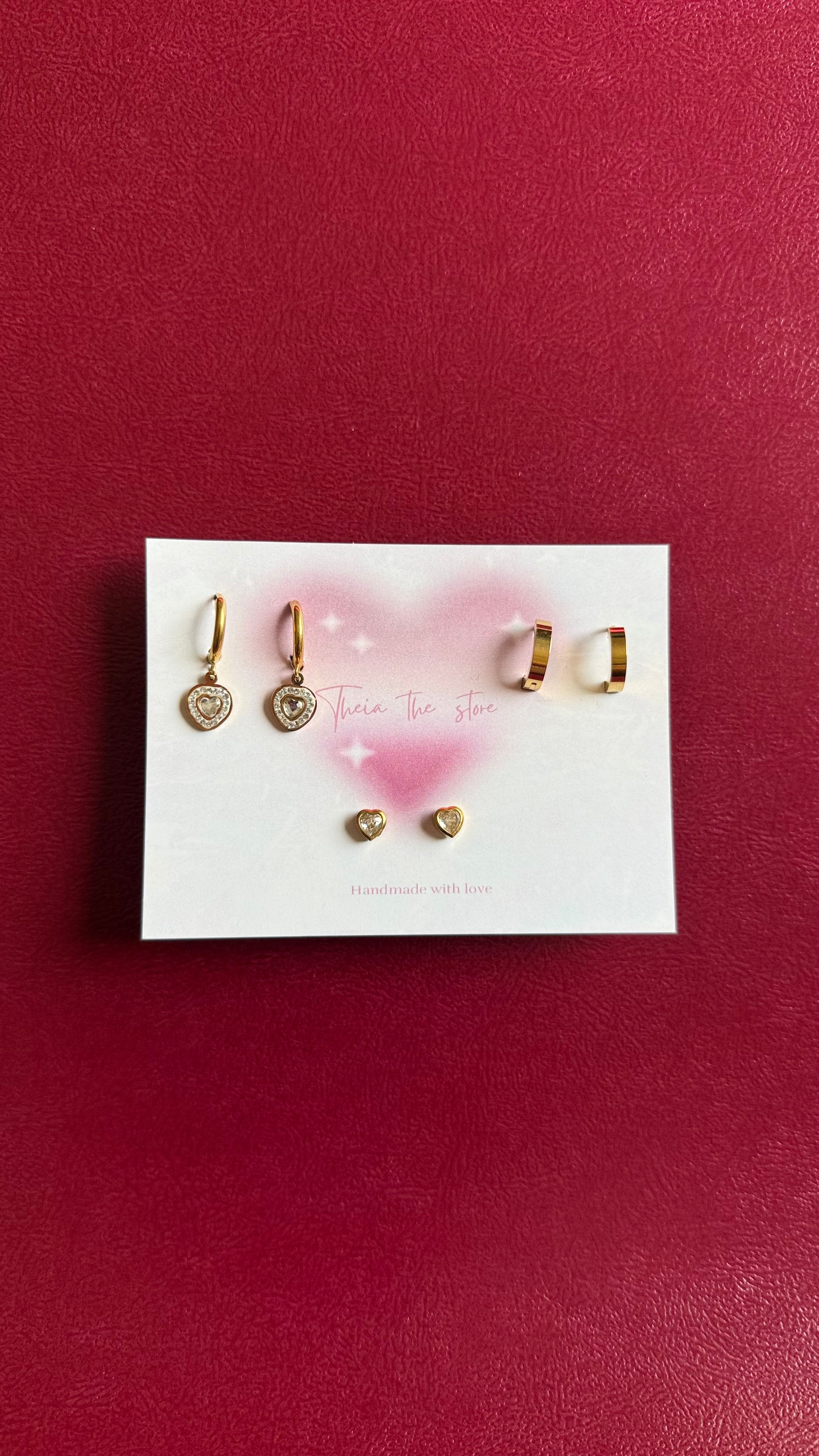Heart piercing set