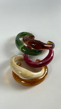 Wiggly resin Bangle