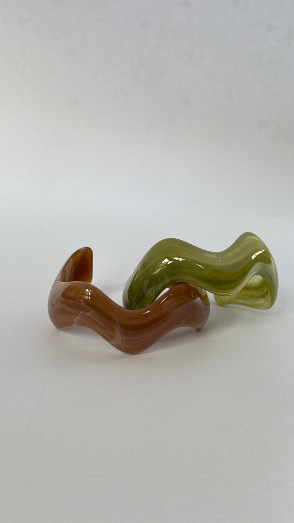 Swirl resin Bangle