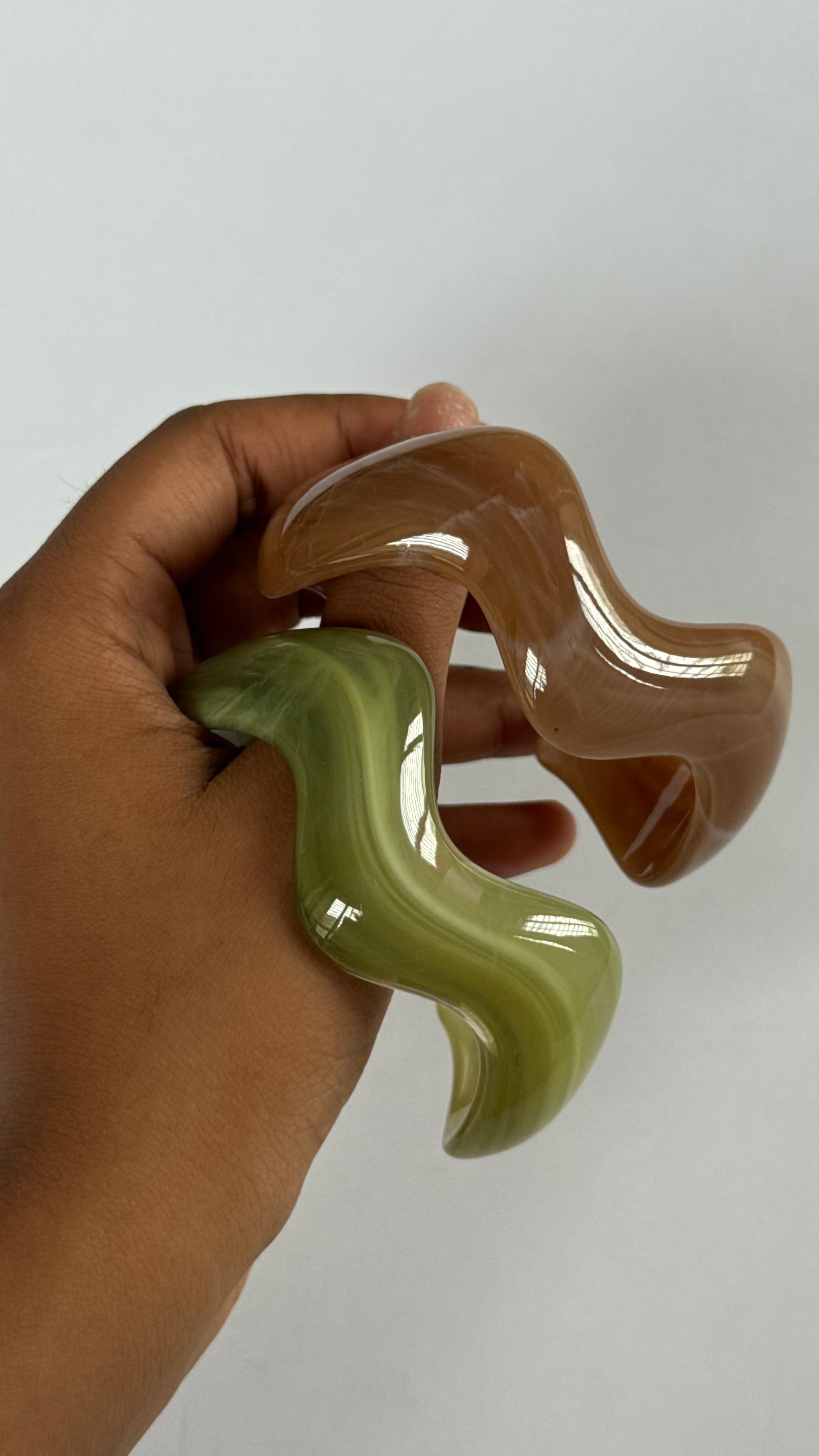 Swirl resin Bangle