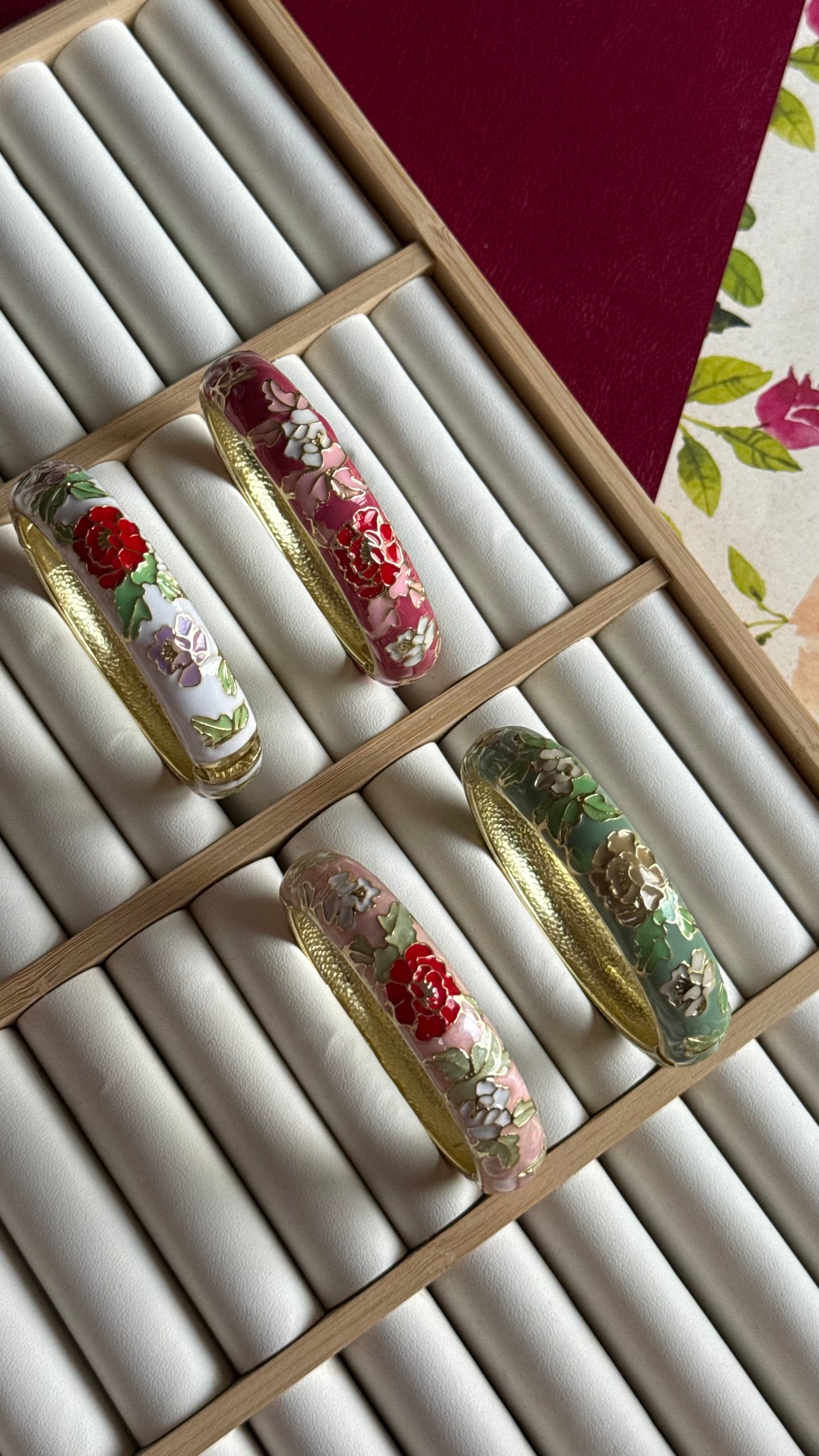 Floral bangles