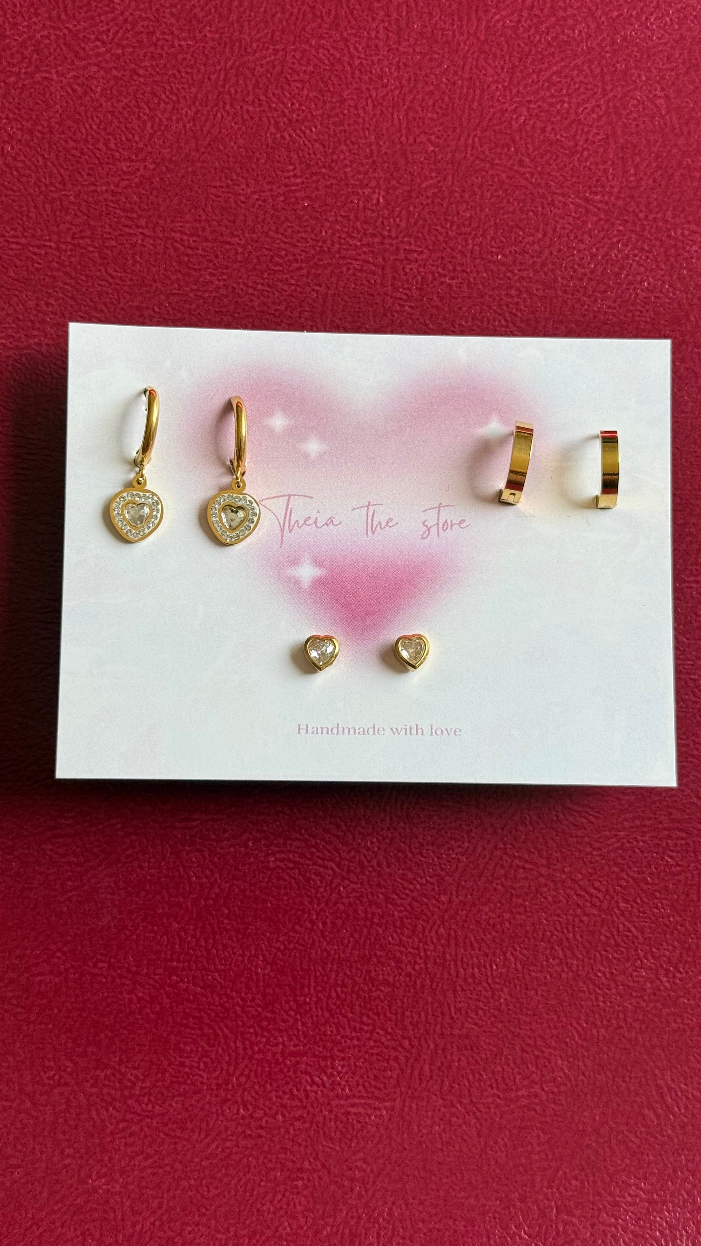 Heart piercing set