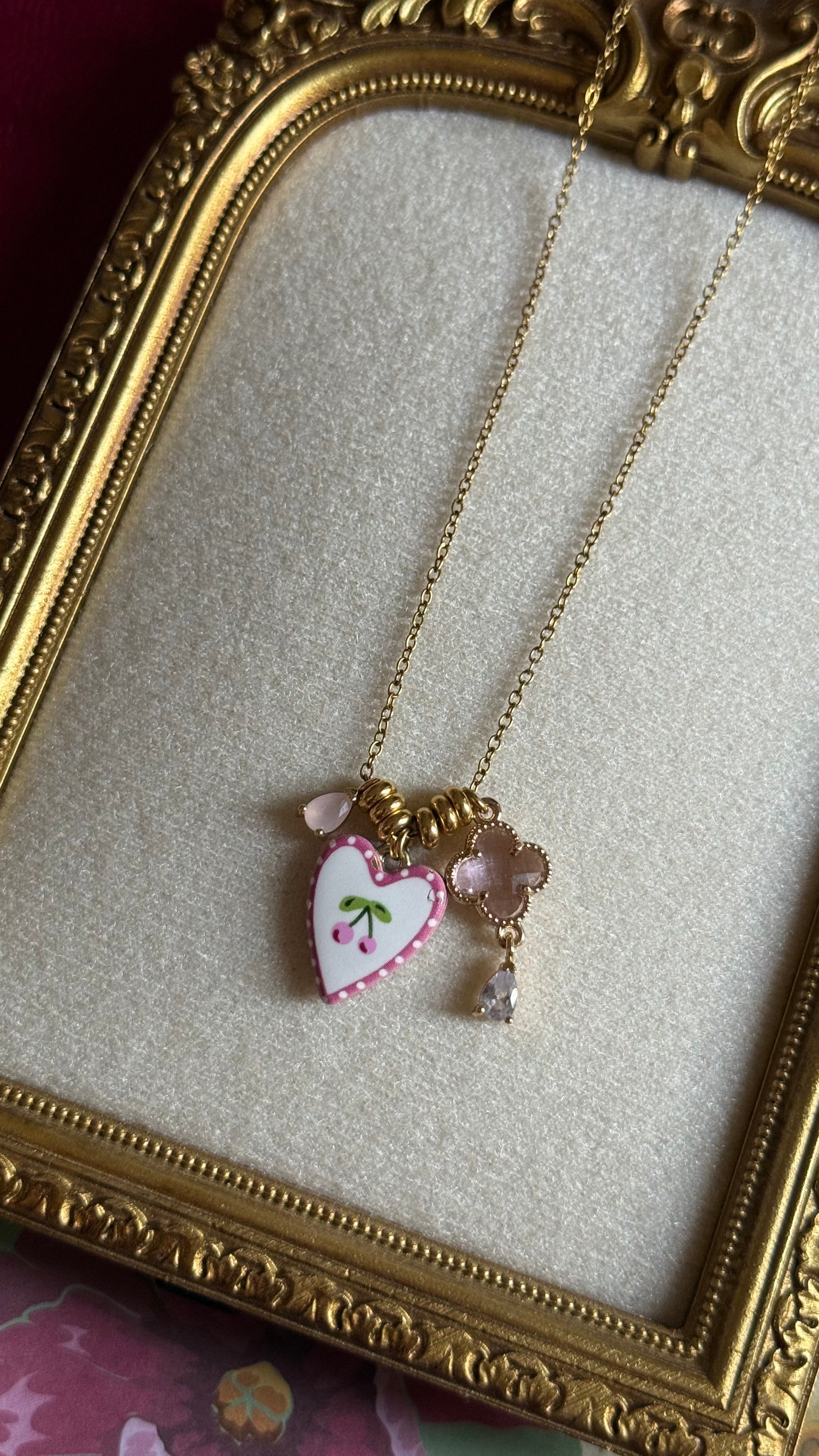 Sweet on the eye multicharm chain