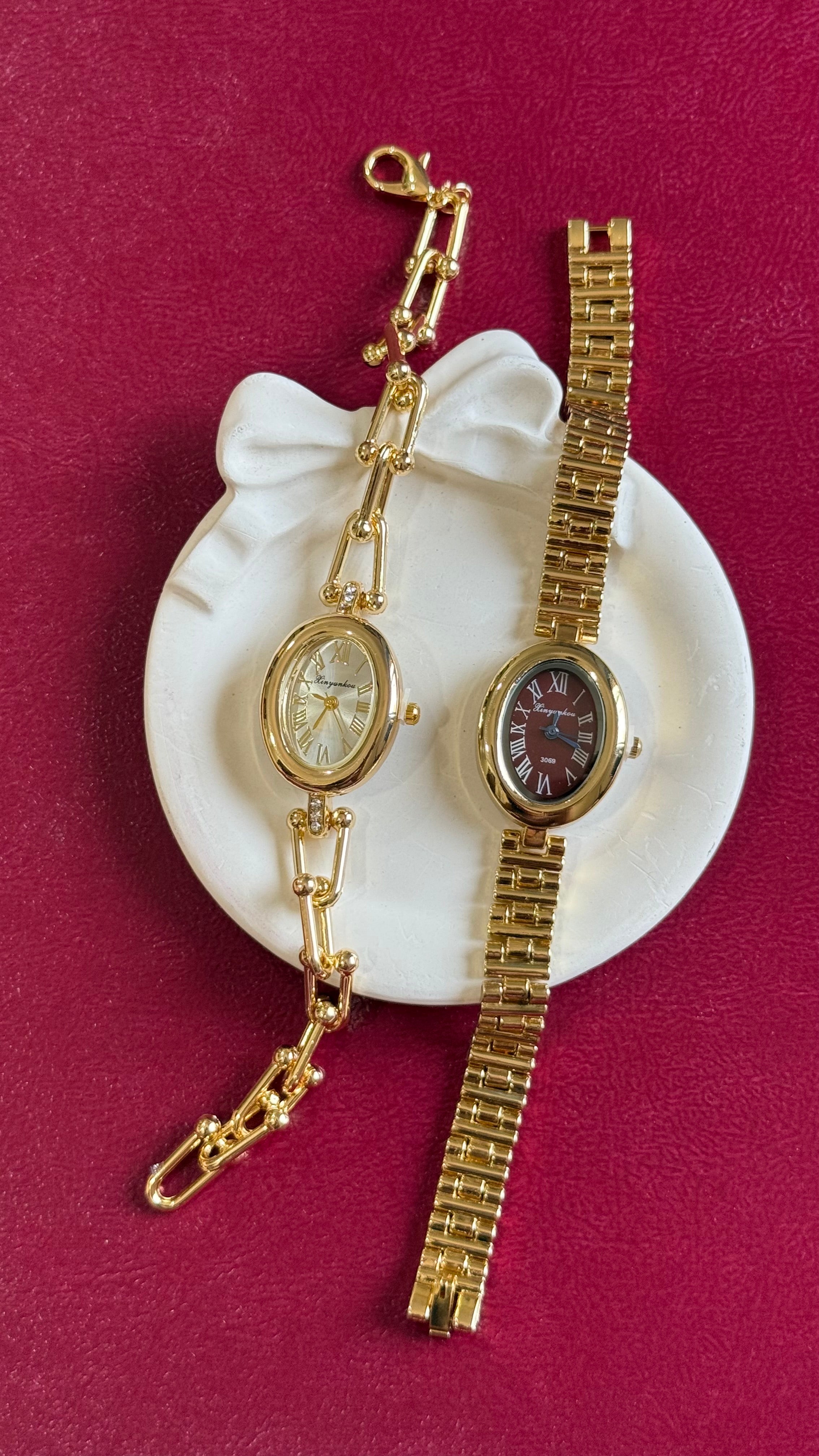 Oval watch
