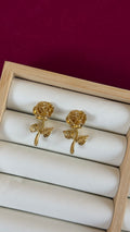 Rose earrings