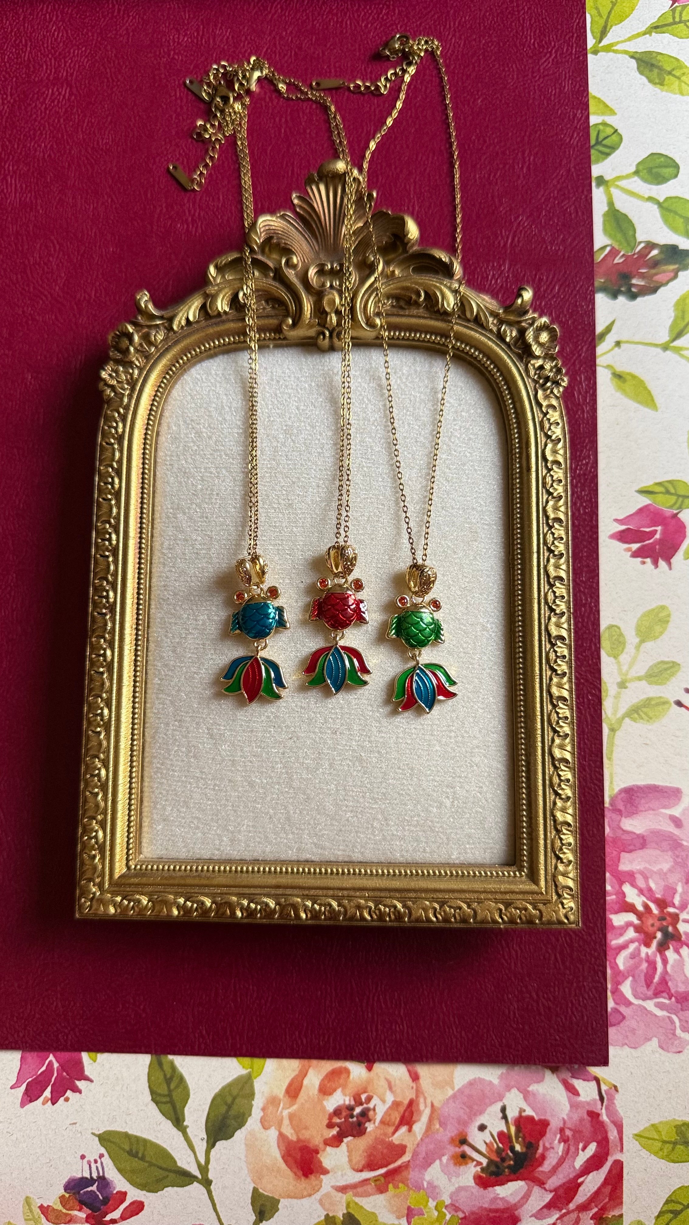 Fish necklaces