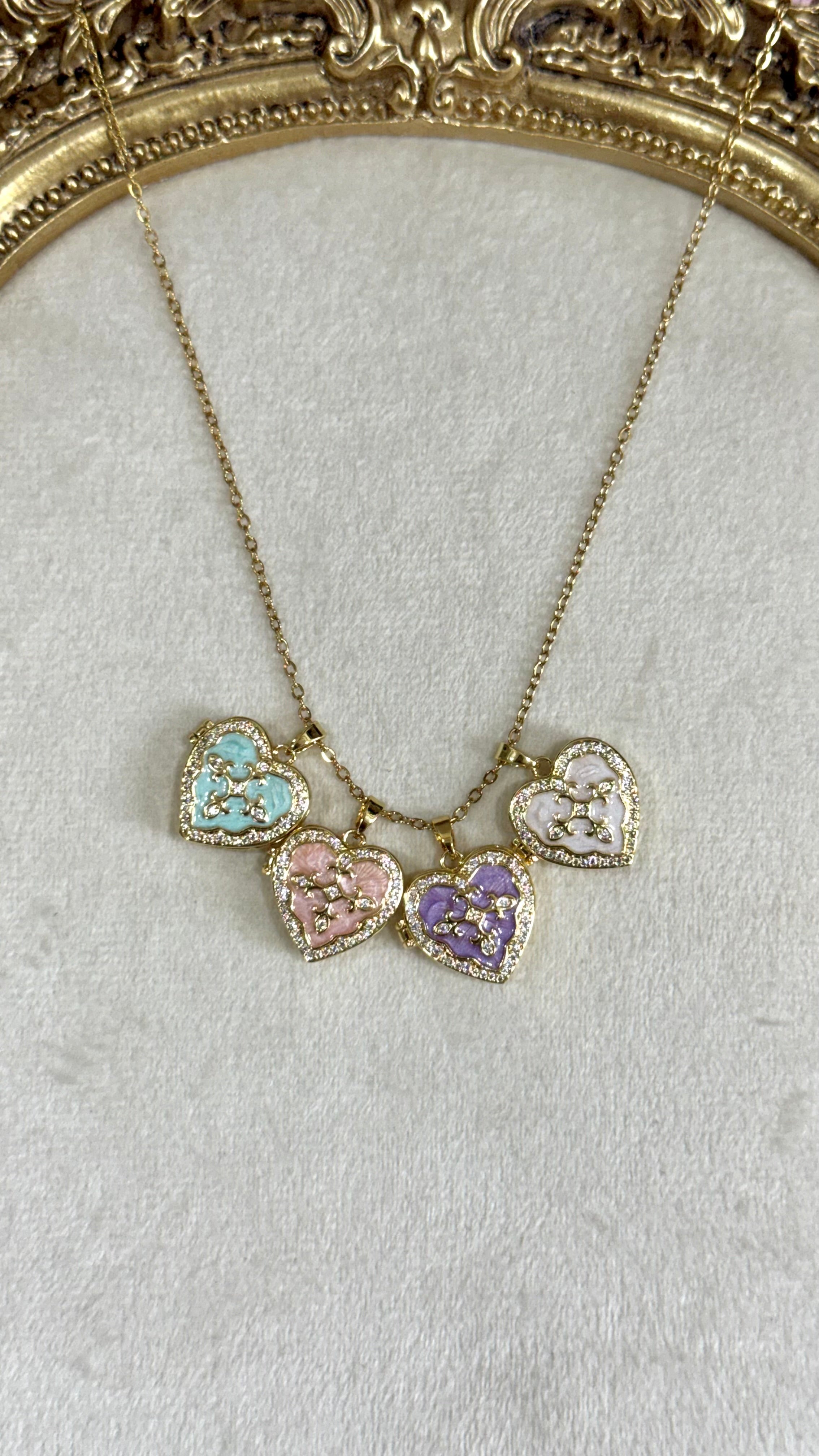 Memory heart locket