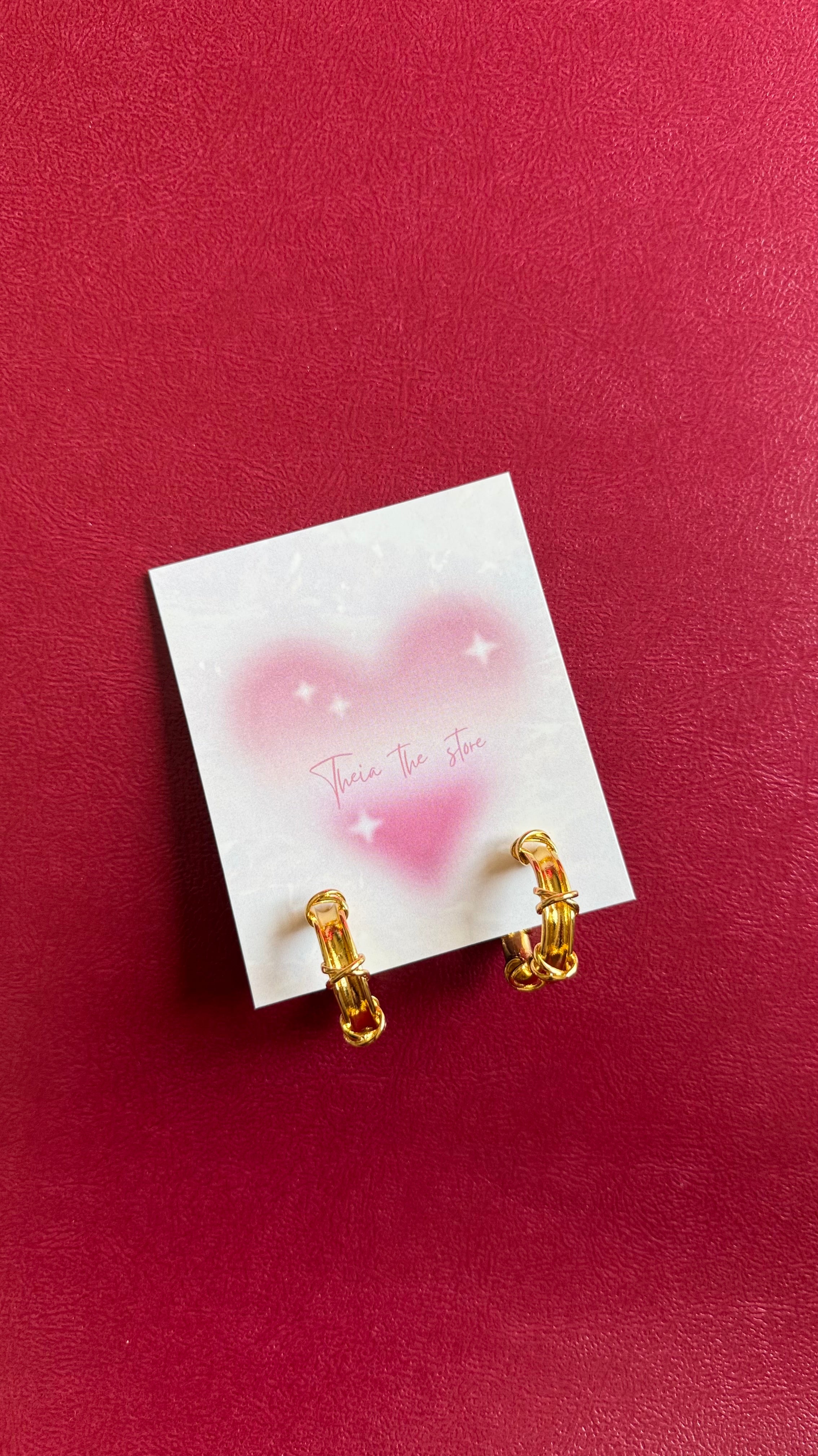 Crisscross earrings