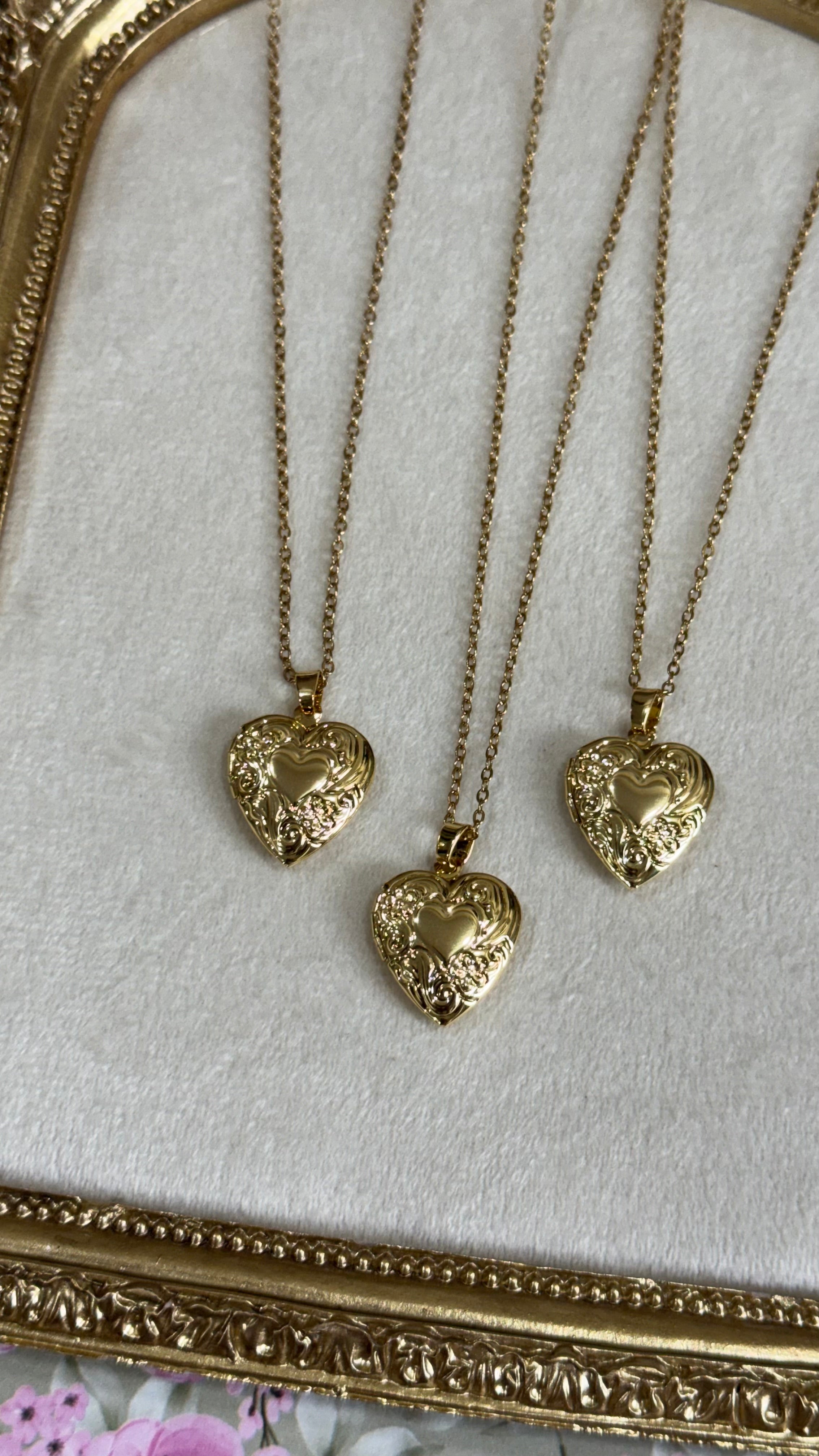Classic gold locket