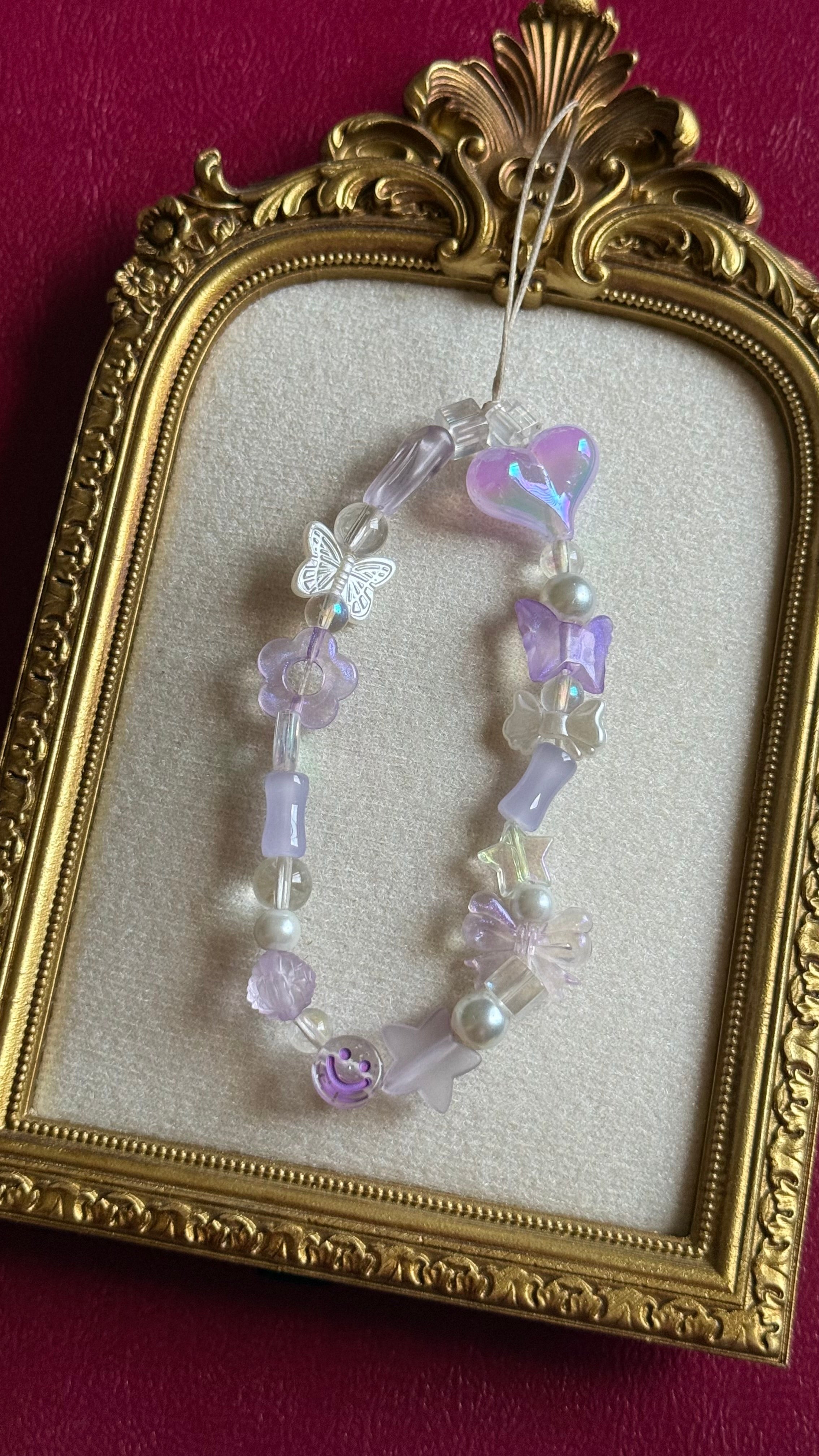 Colorful-purple phonecharm