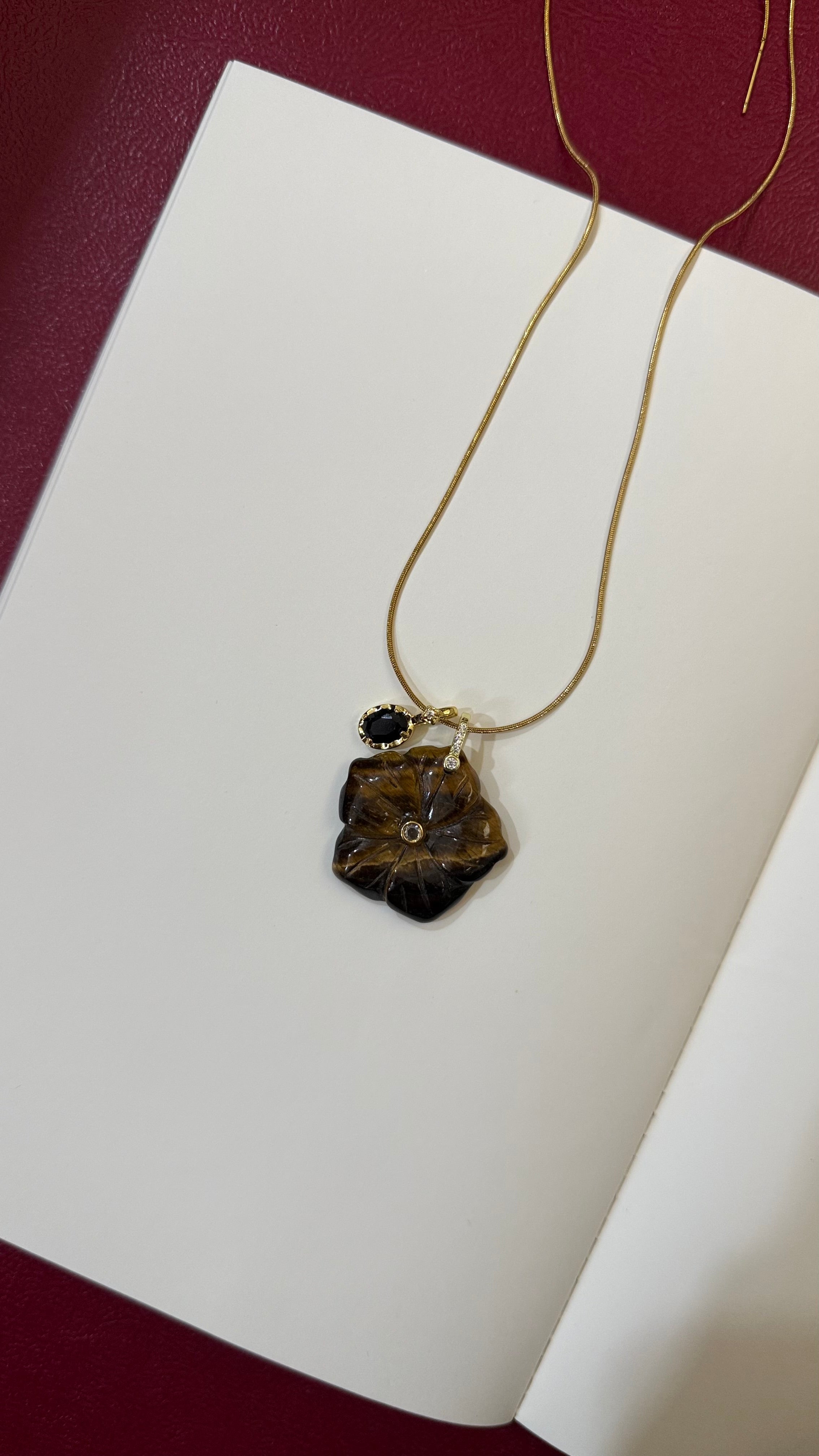 Crystal flower chain