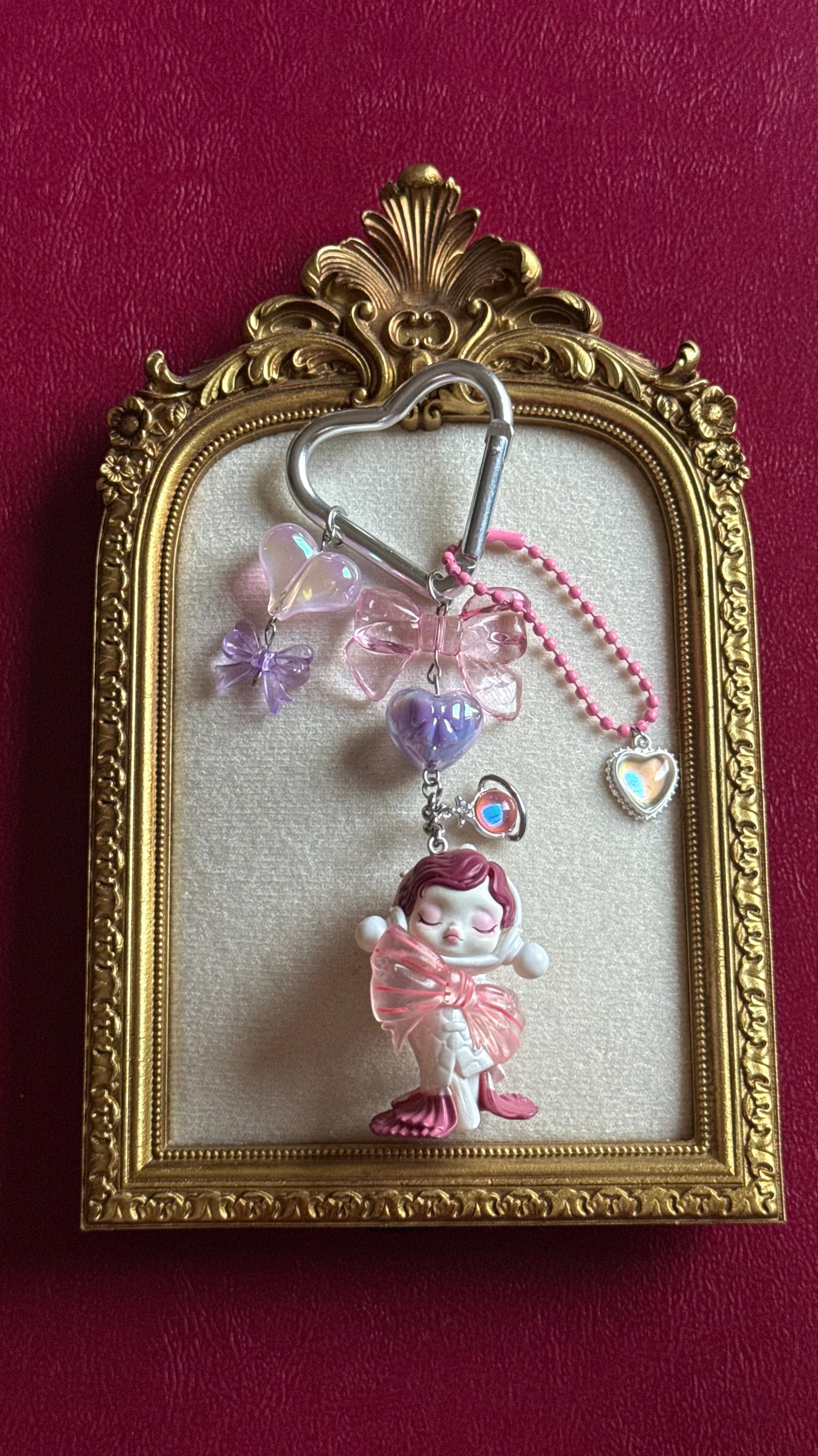 Skull doll keychain-2