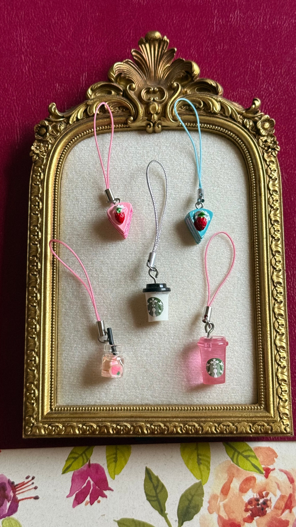 Drinks & pastry phonecharm